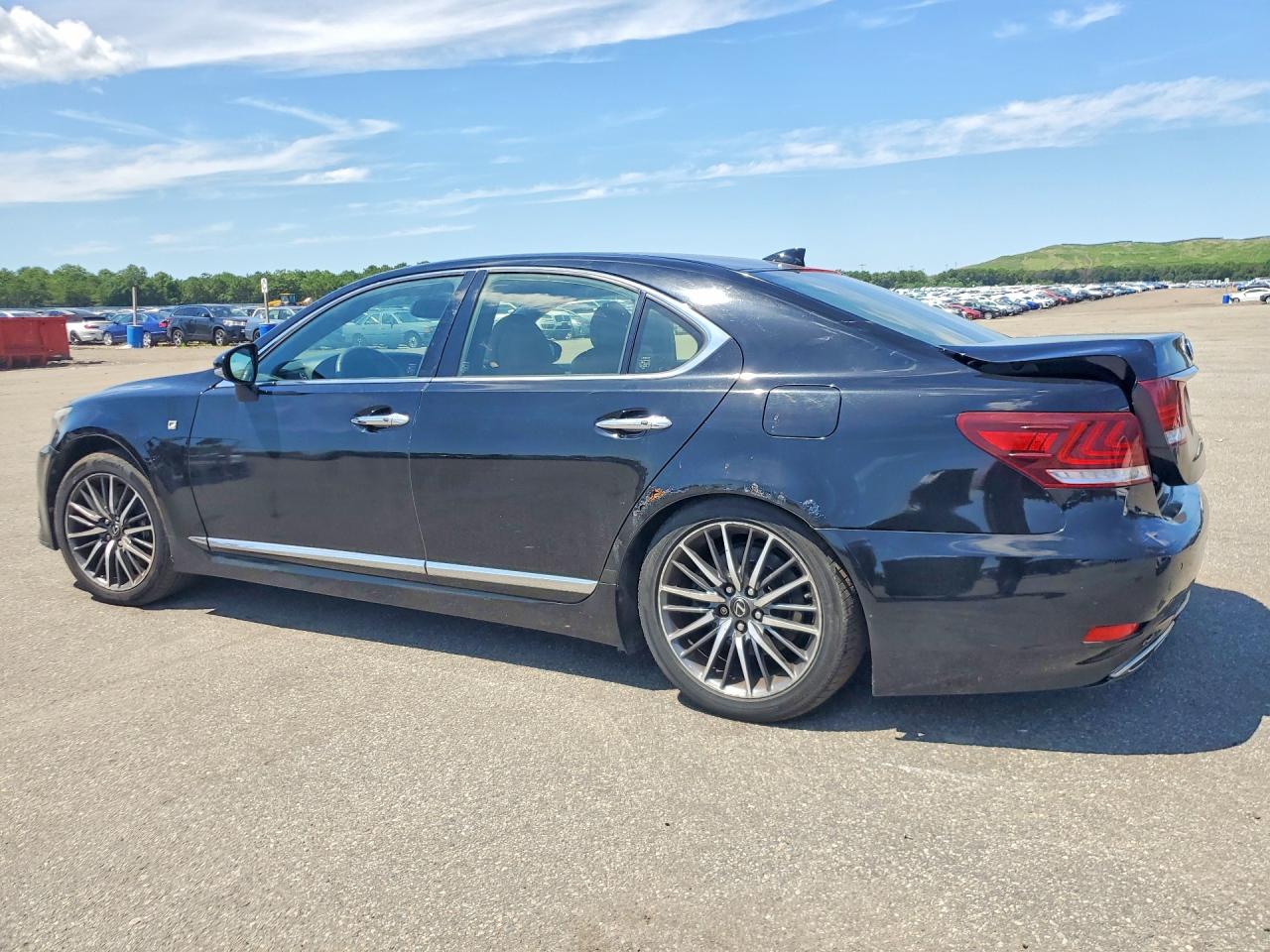 2014 Lexus Ls 460 Black vin: JTHBL5EFXE5128359