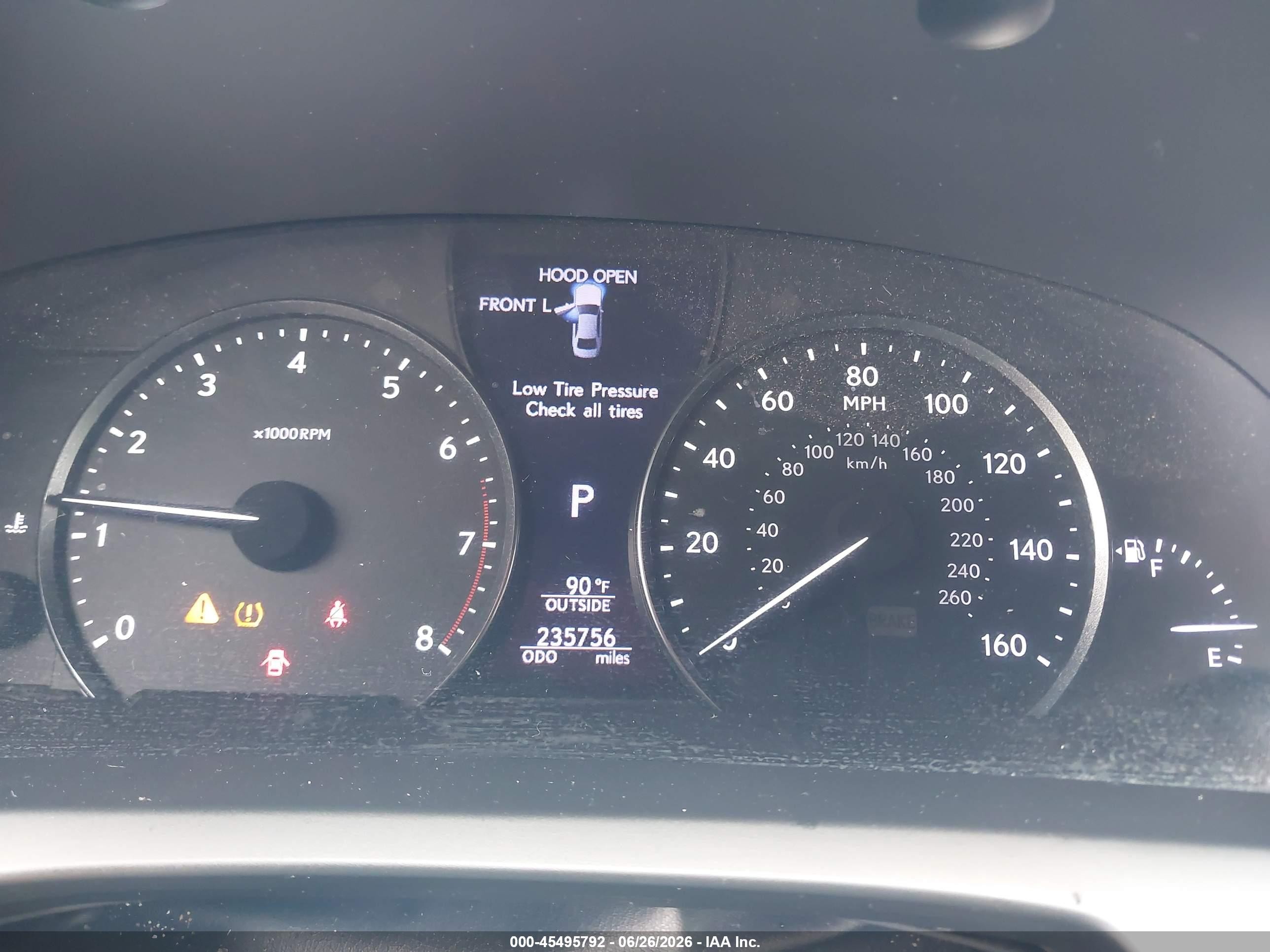 2014 Lexus Ls 460 Black vin: JTHBL5EFXE5131651