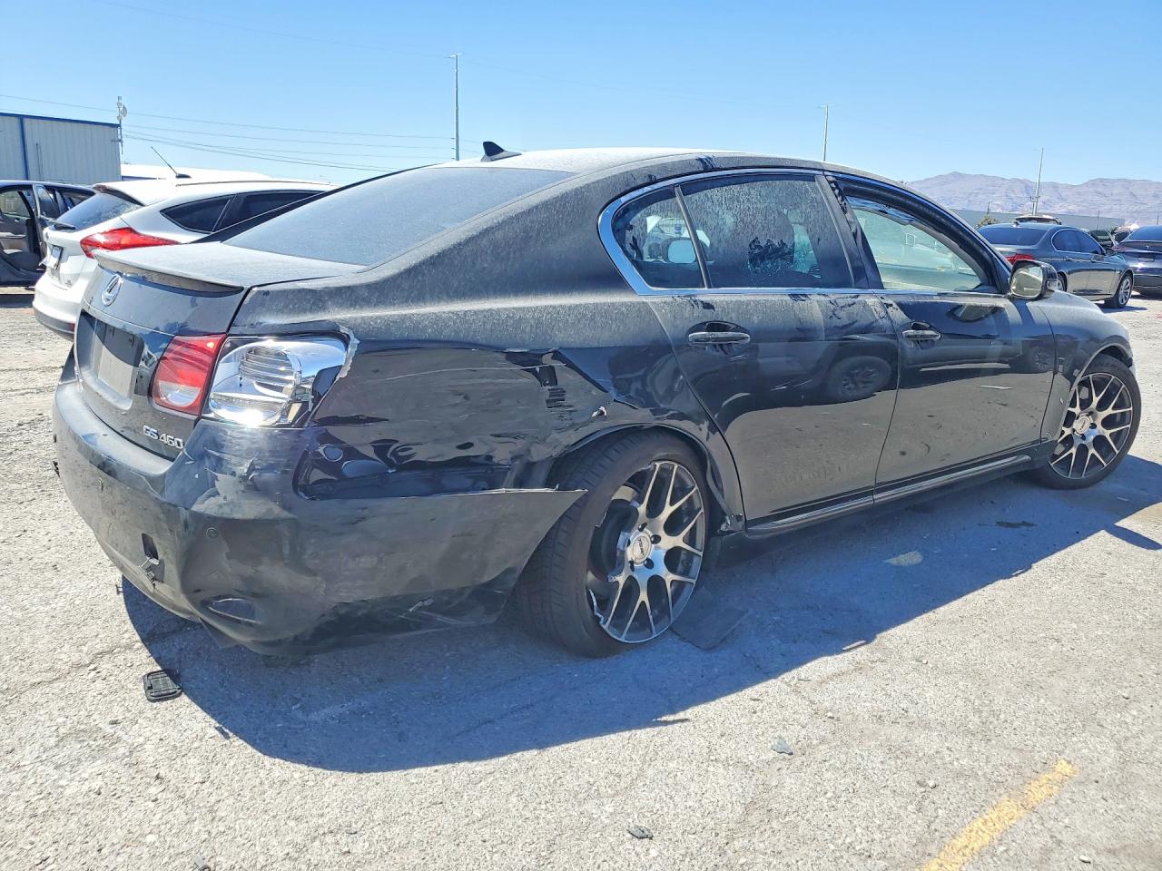 2008 Lexus Gs 460 Black vin: JTHBL96S585001882