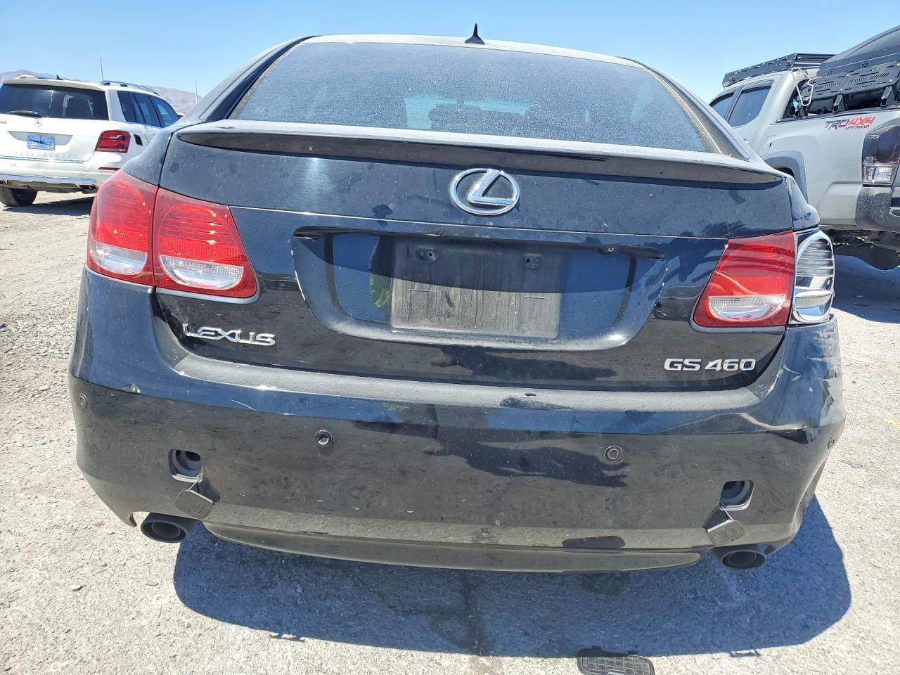 2008 Lexus Gs 460 Black vin: JTHBL96S585001882