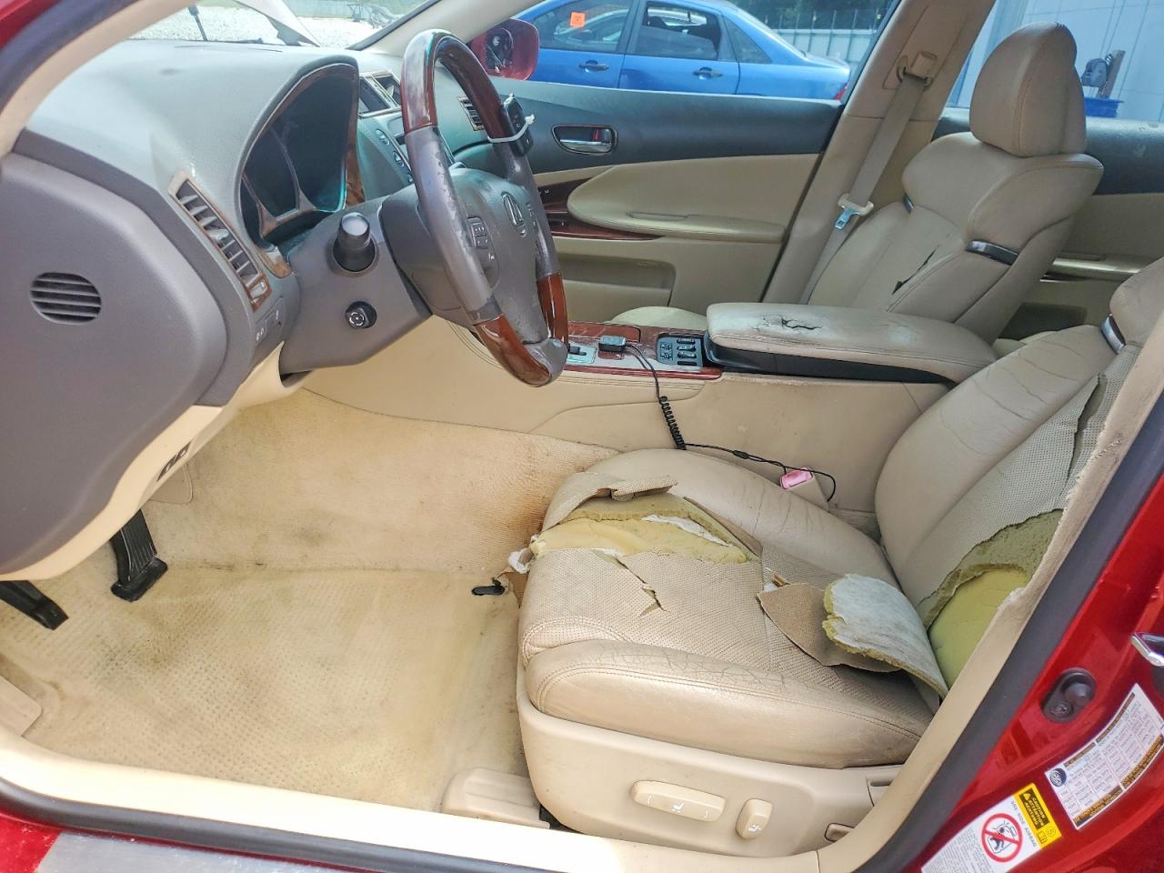 2008 Lexus Gs 460 Maroon vin: JTHBL96S785001334