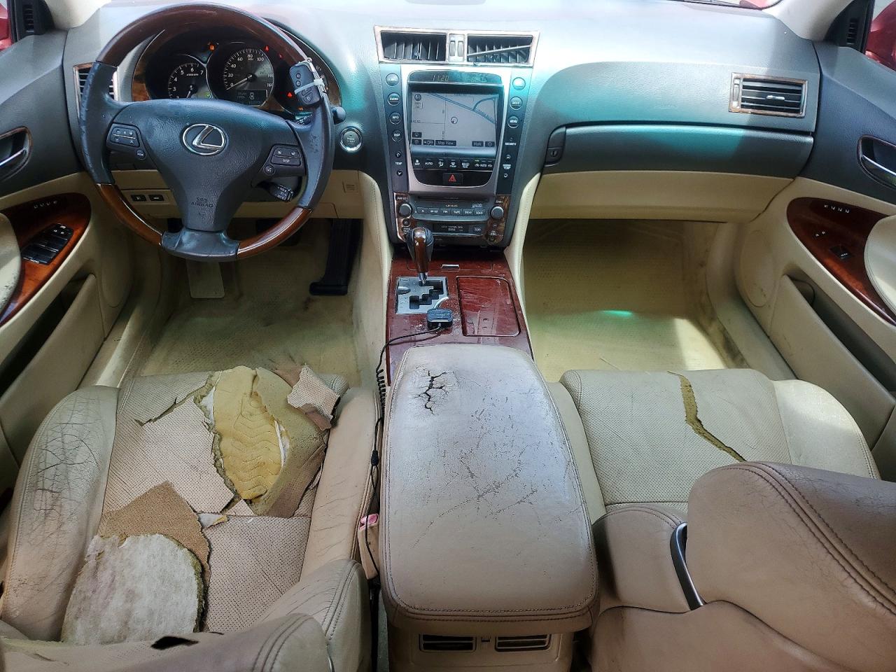 2008 Lexus Gs 460 Maroon vin: JTHBL96S785001334