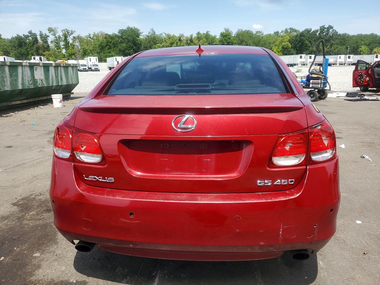 2008 Lexus Gs 460 Maroon vin: JTHBL96S785001334