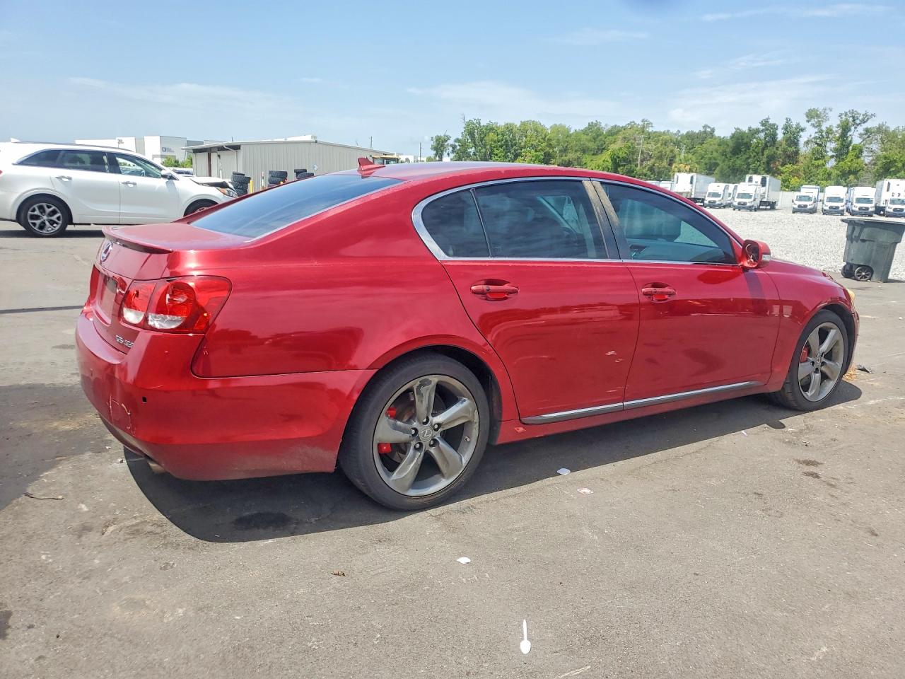 2008 Lexus Gs 460 Maroon vin: JTHBL96S785001334