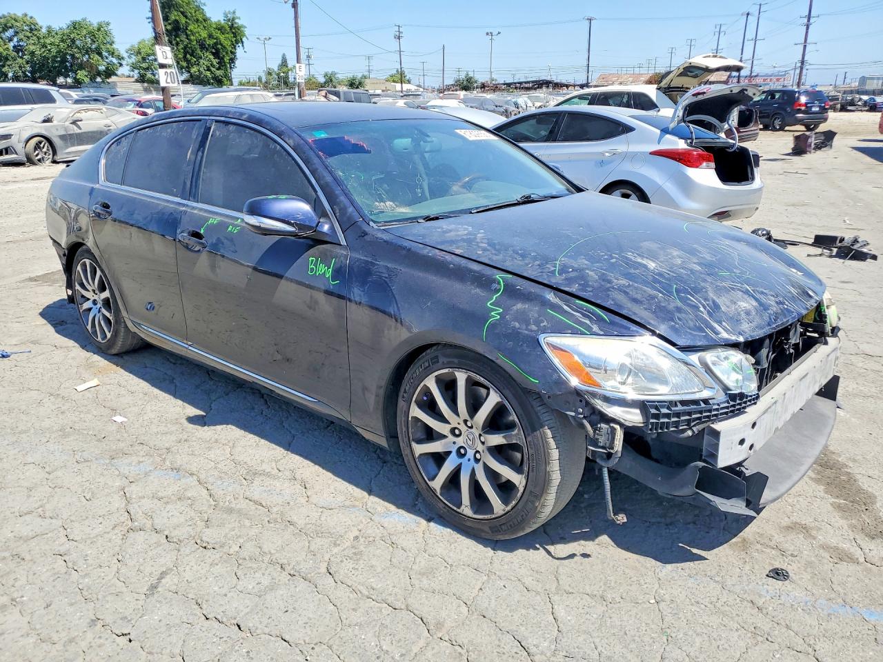 2008 Lexus Gs 460 Черный vin: JTHBL96S885000208