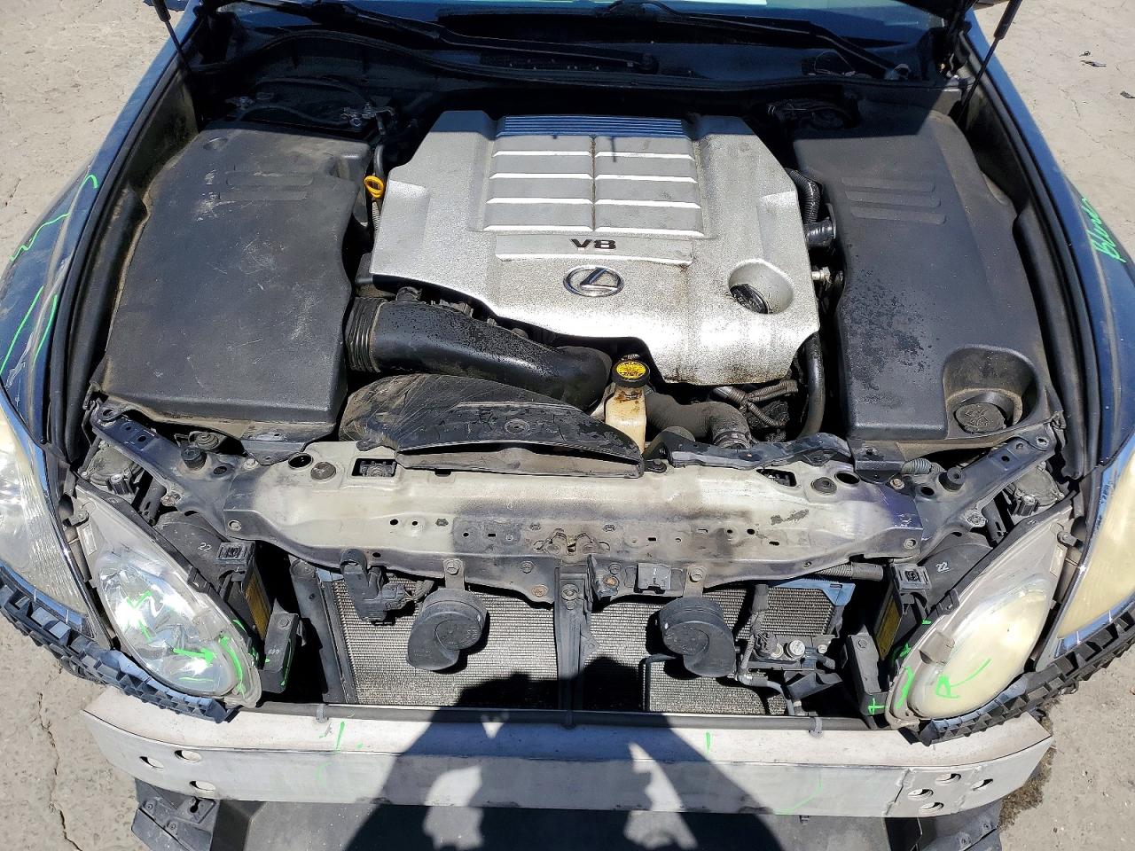 2008 Lexus Gs 460 Черный vin: JTHBL96S885000208