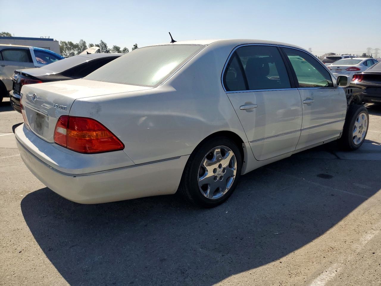 2001 Lexus Ls 430 White vin: JTHBN30F010004209