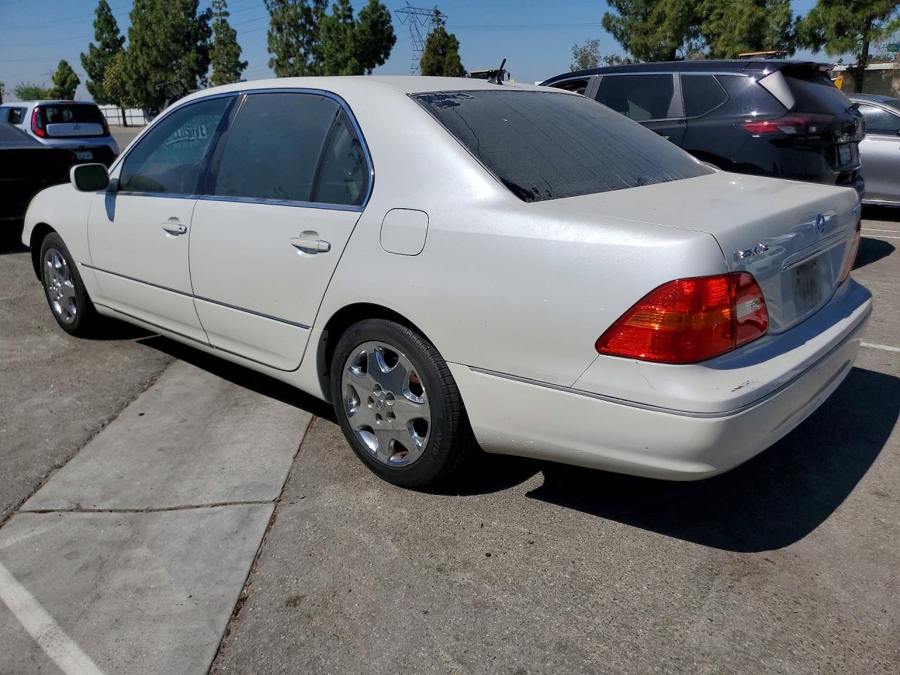 2001 Lexus Ls 430 White vin: JTHBN30F010004209