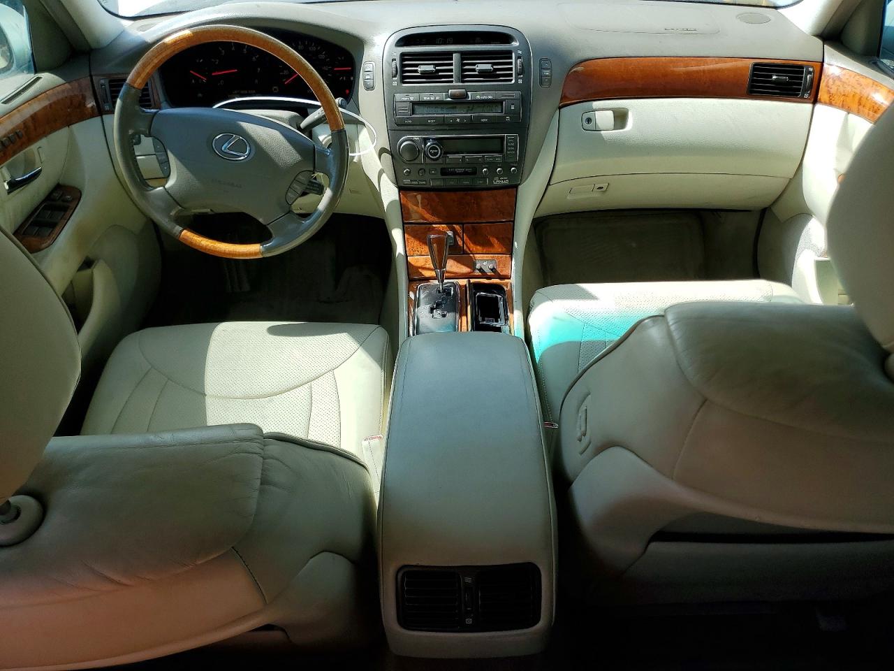 2001 Lexus Ls 430 White vin: JTHBN30F010004209
