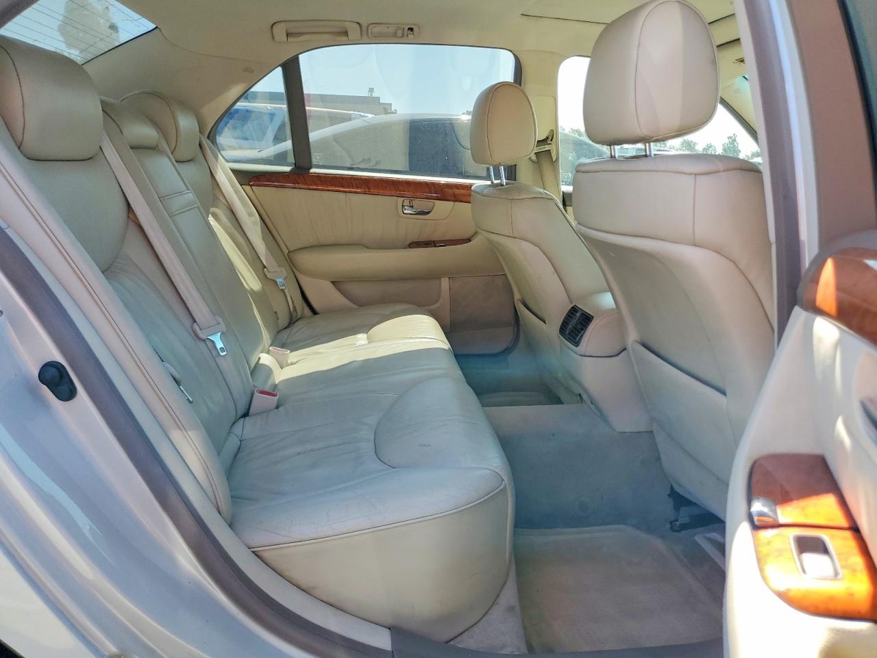 2001 Lexus Ls 430 White vin: JTHBN30F010004209