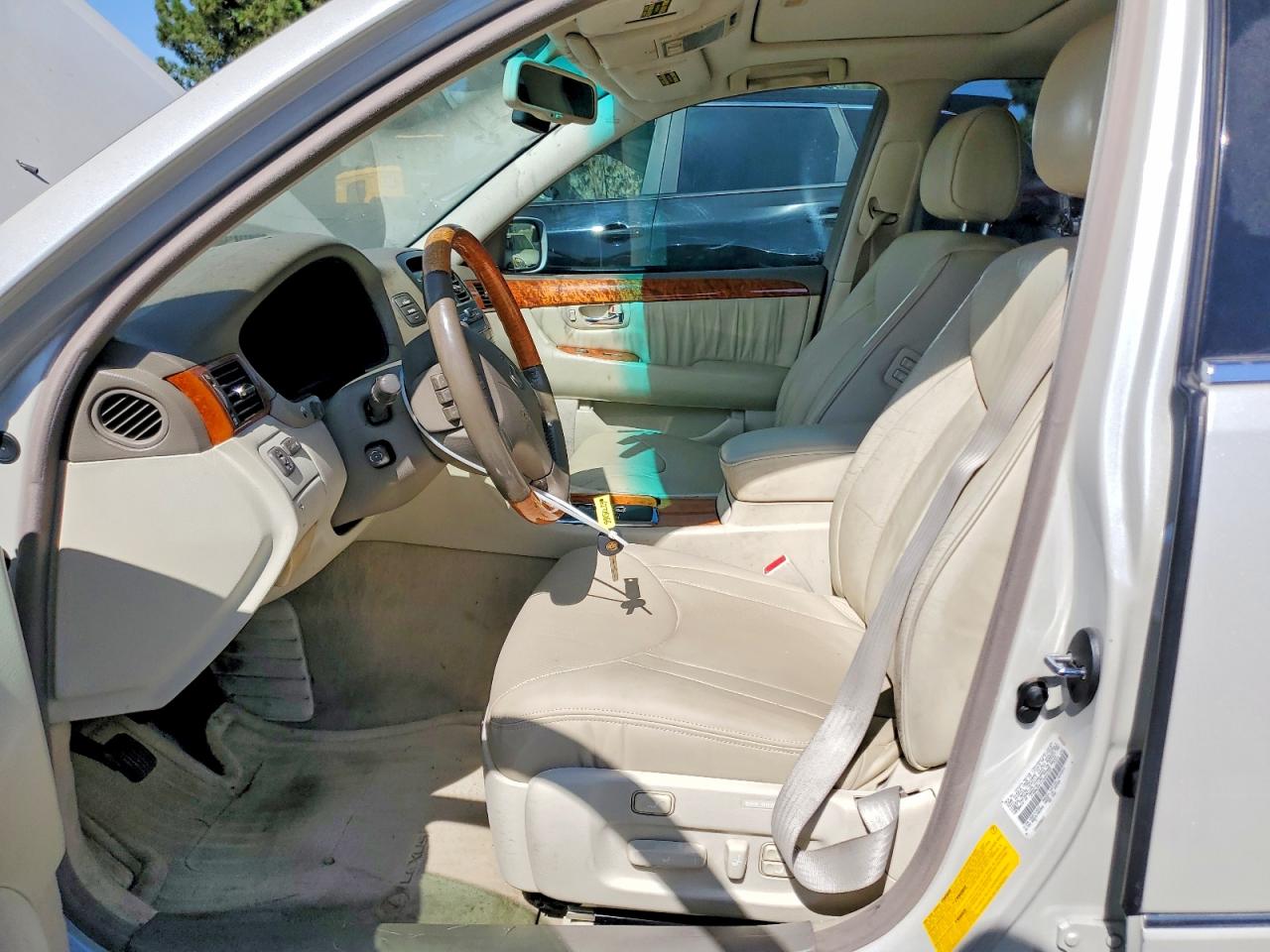 2001 Lexus Ls 430 White vin: JTHBN30F010004209