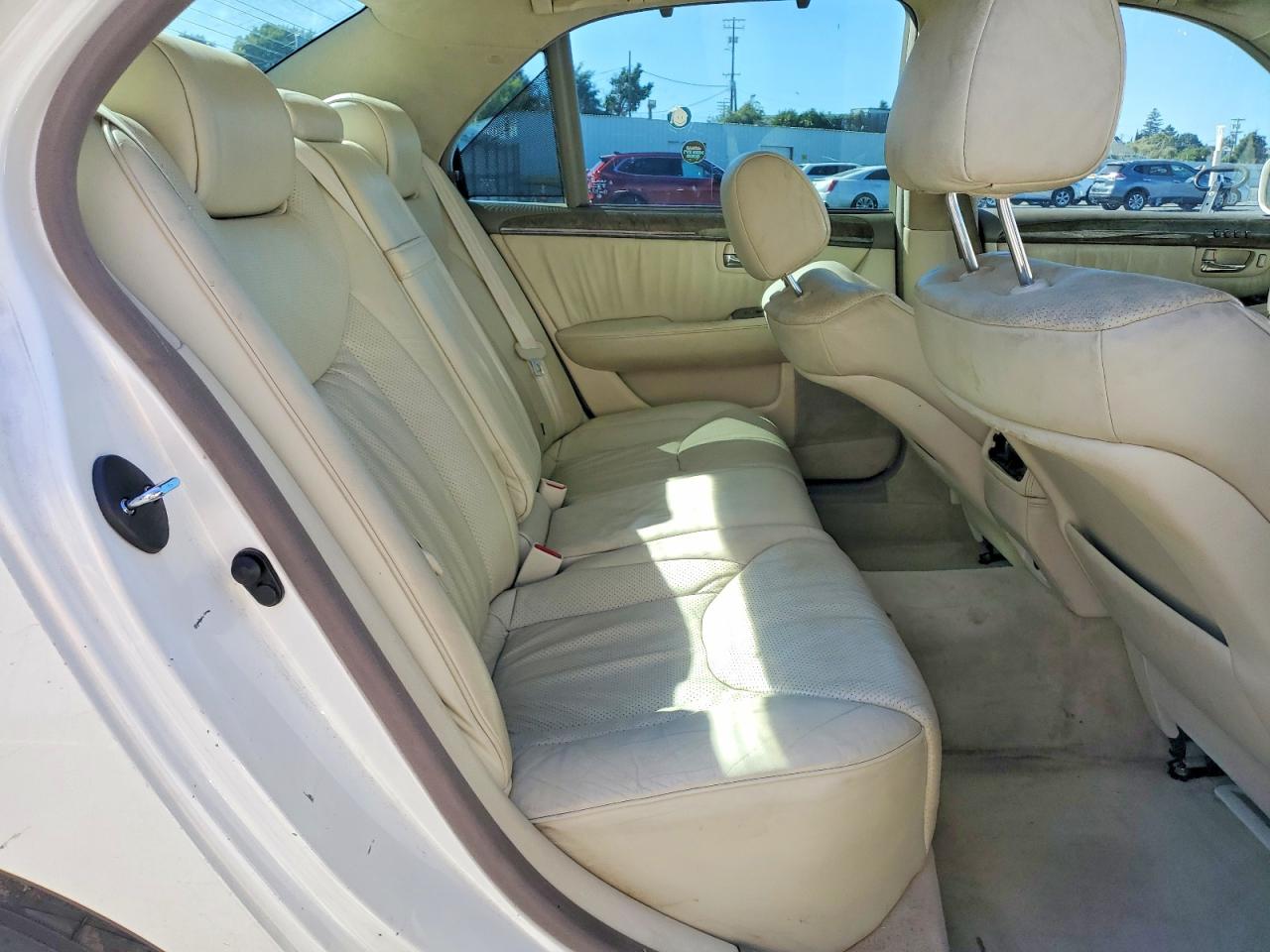 2001 Lexus Ls 430 White vin: JTHBN30F010009328