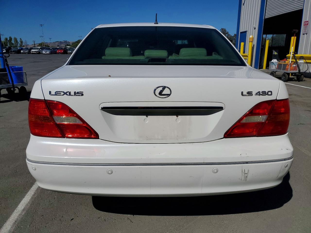 2001 Lexus Ls 430 White vin: JTHBN30F010009328