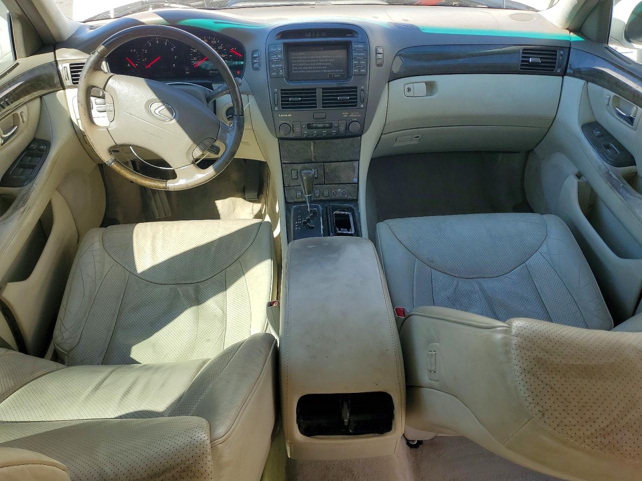 2001 Lexus Ls 430 White vin: JTHBN30F010009328