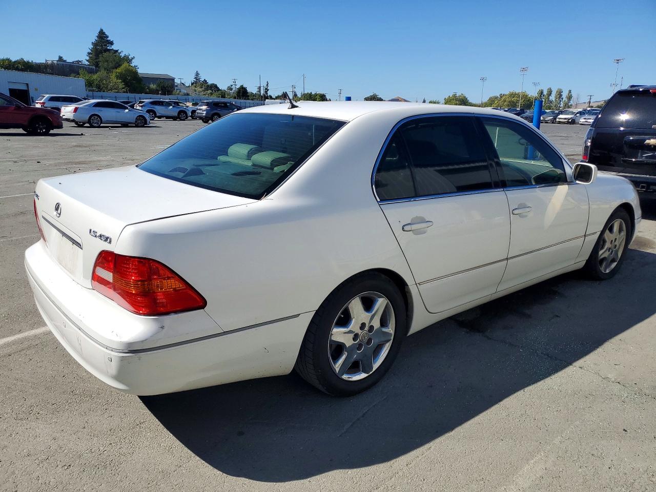 2001 Lexus Ls 430 White vin: JTHBN30F010009328