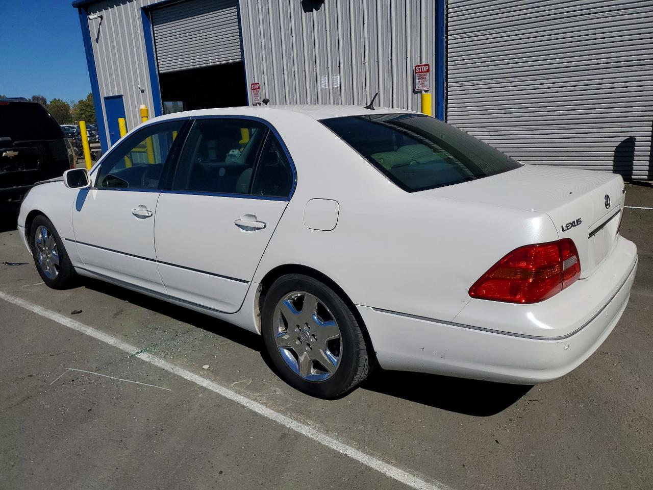 2001 Lexus Ls 430 White vin: JTHBN30F010009328