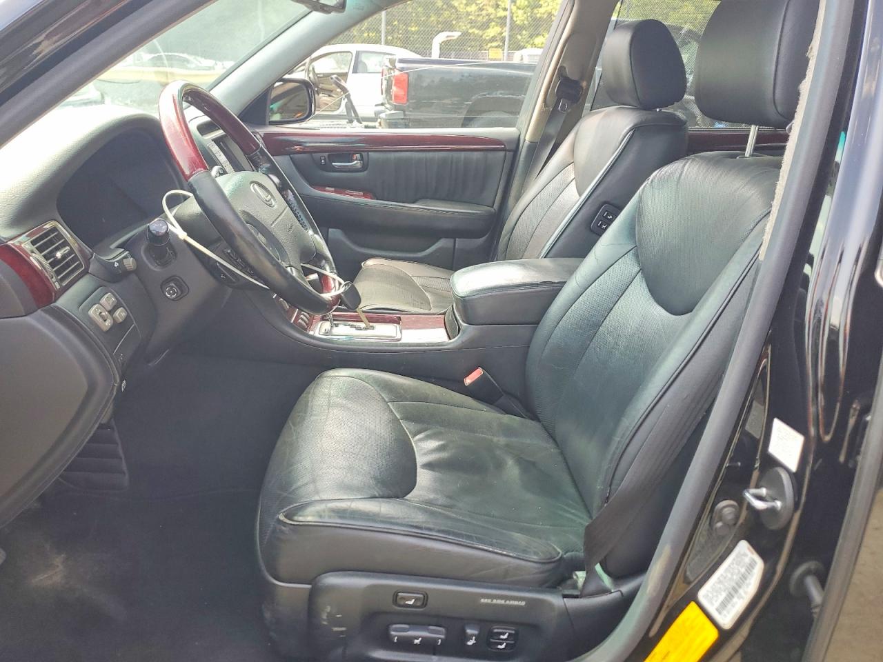 2002 Lexus Ls 430 Black vin: JTHBN30F020057008