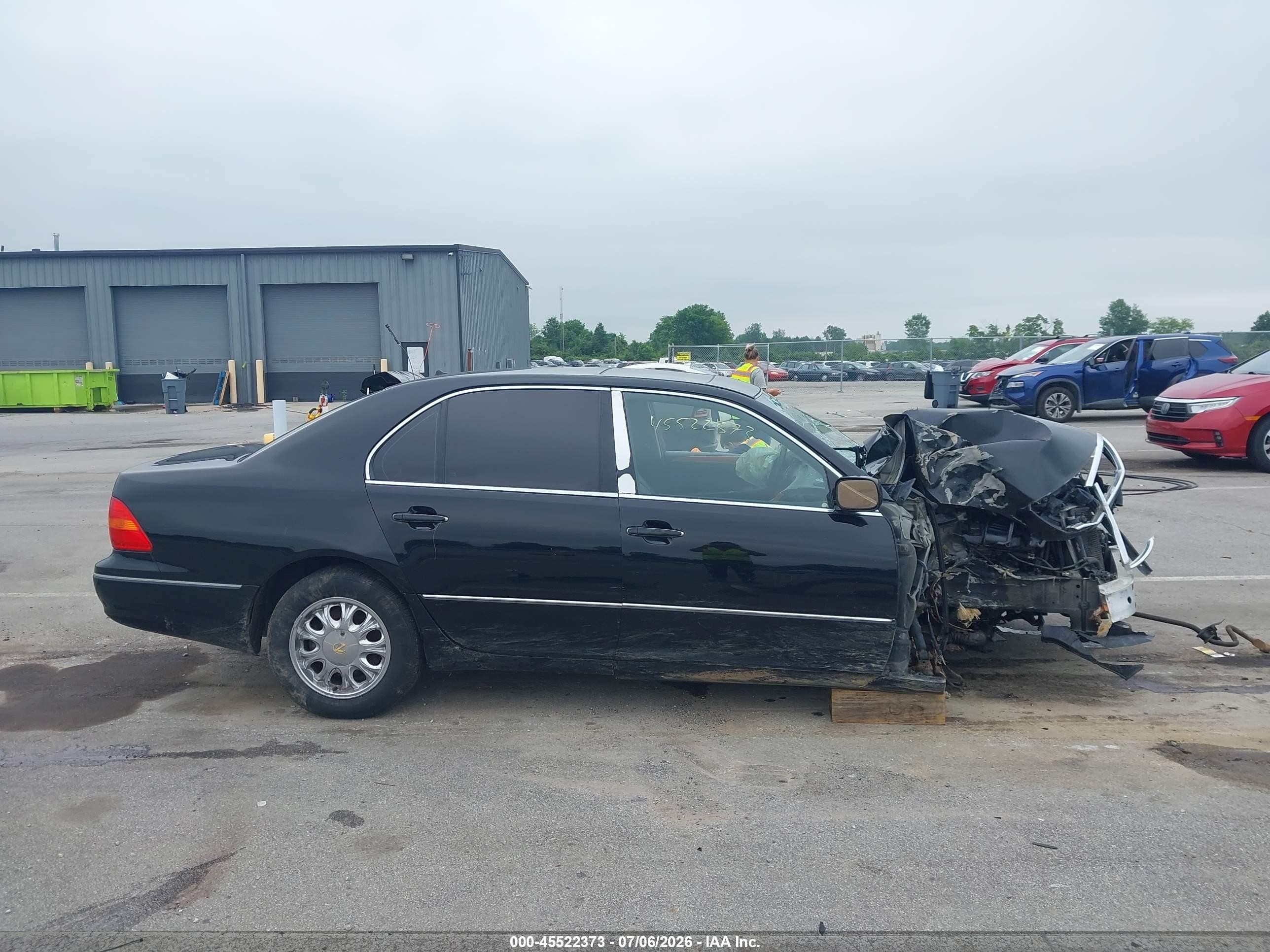 2002 Lexus Ls 430   Black vin: JTHBN30F020073984