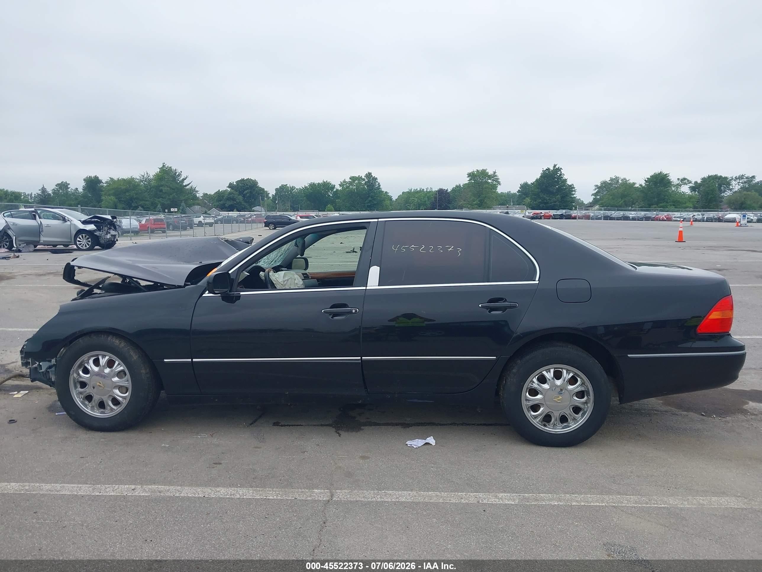 2002 Lexus Ls 430   Black vin: JTHBN30F020073984