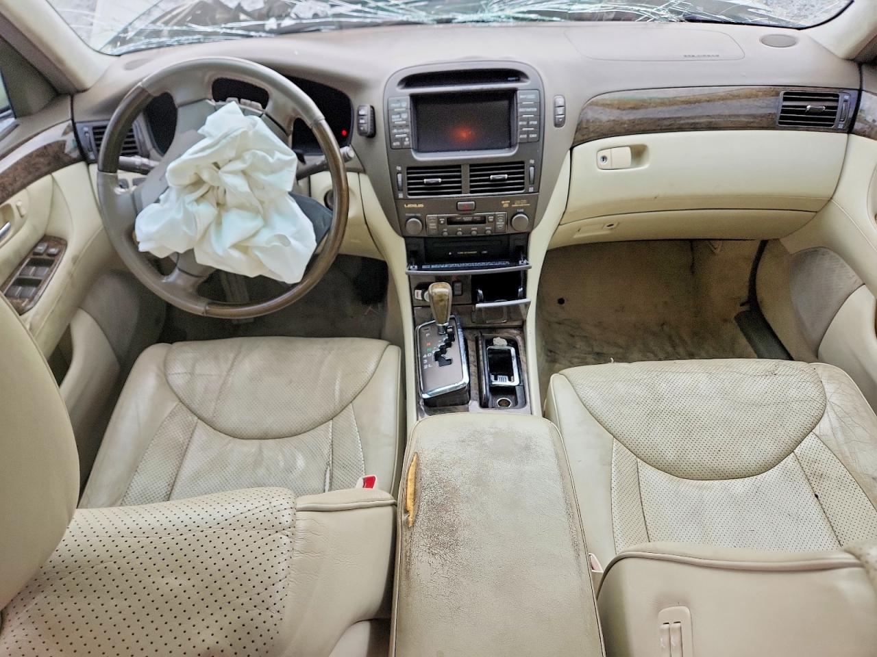 2002 Lexus Ls 430 Beige vin: JTHBN30F020084435