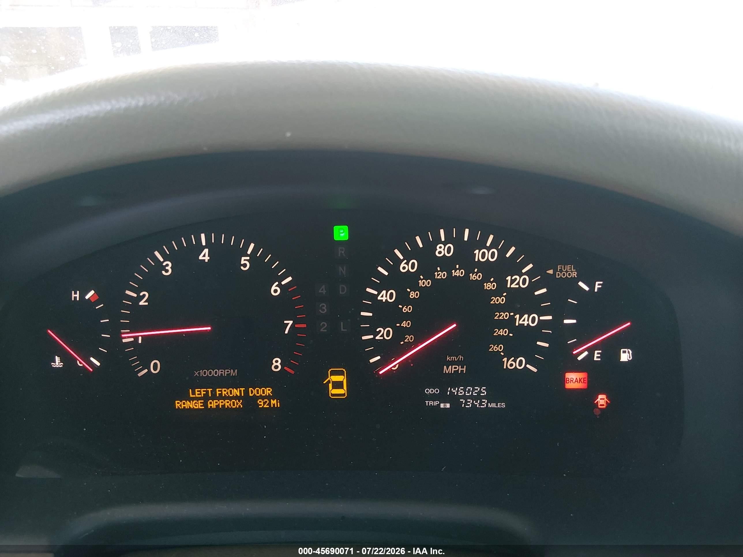 2003 Lexus Ls 430   Blue vin: JTHBN30F030095193