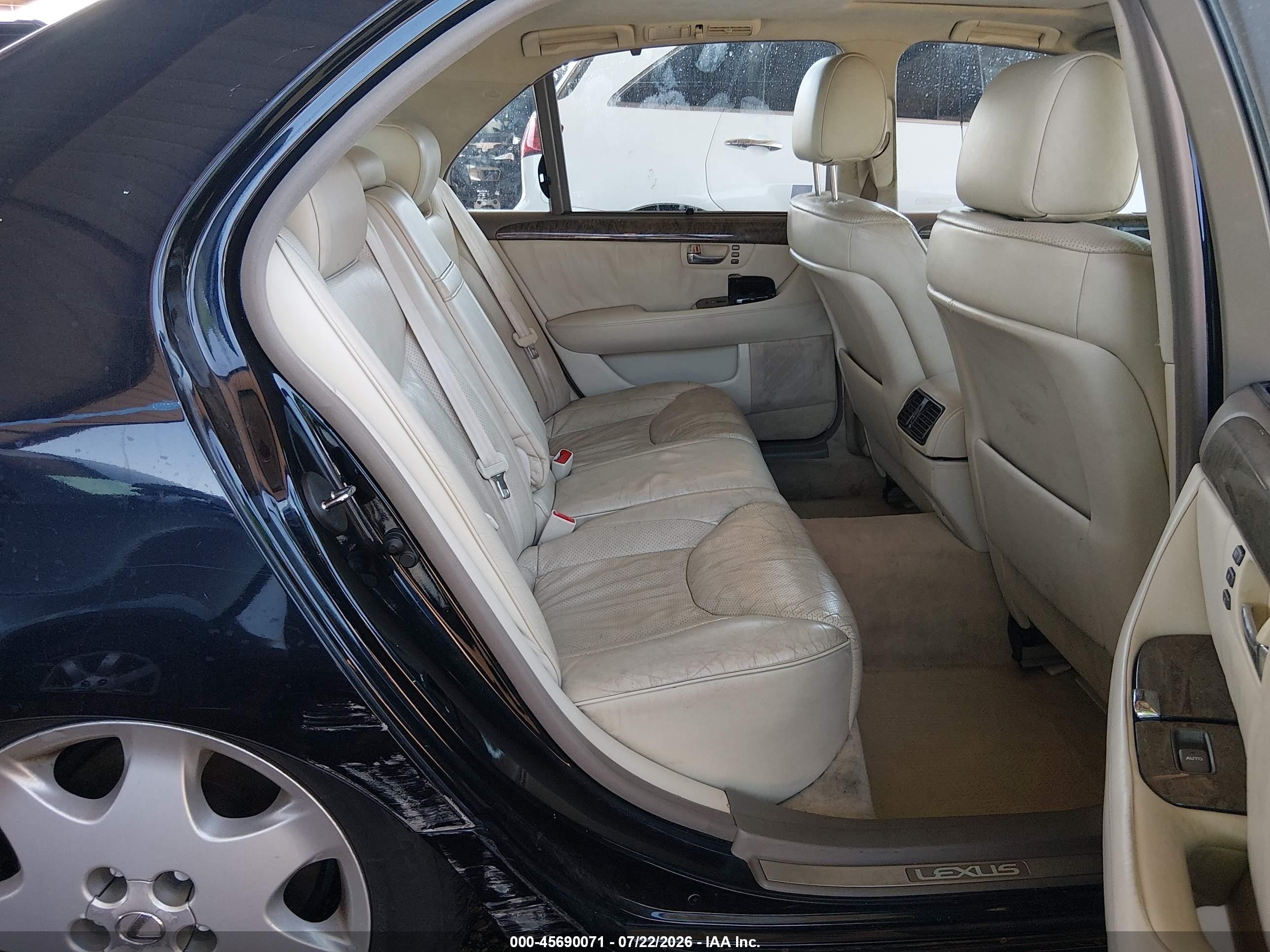 2003 Lexus Ls 430   Blue vin: JTHBN30F030095193