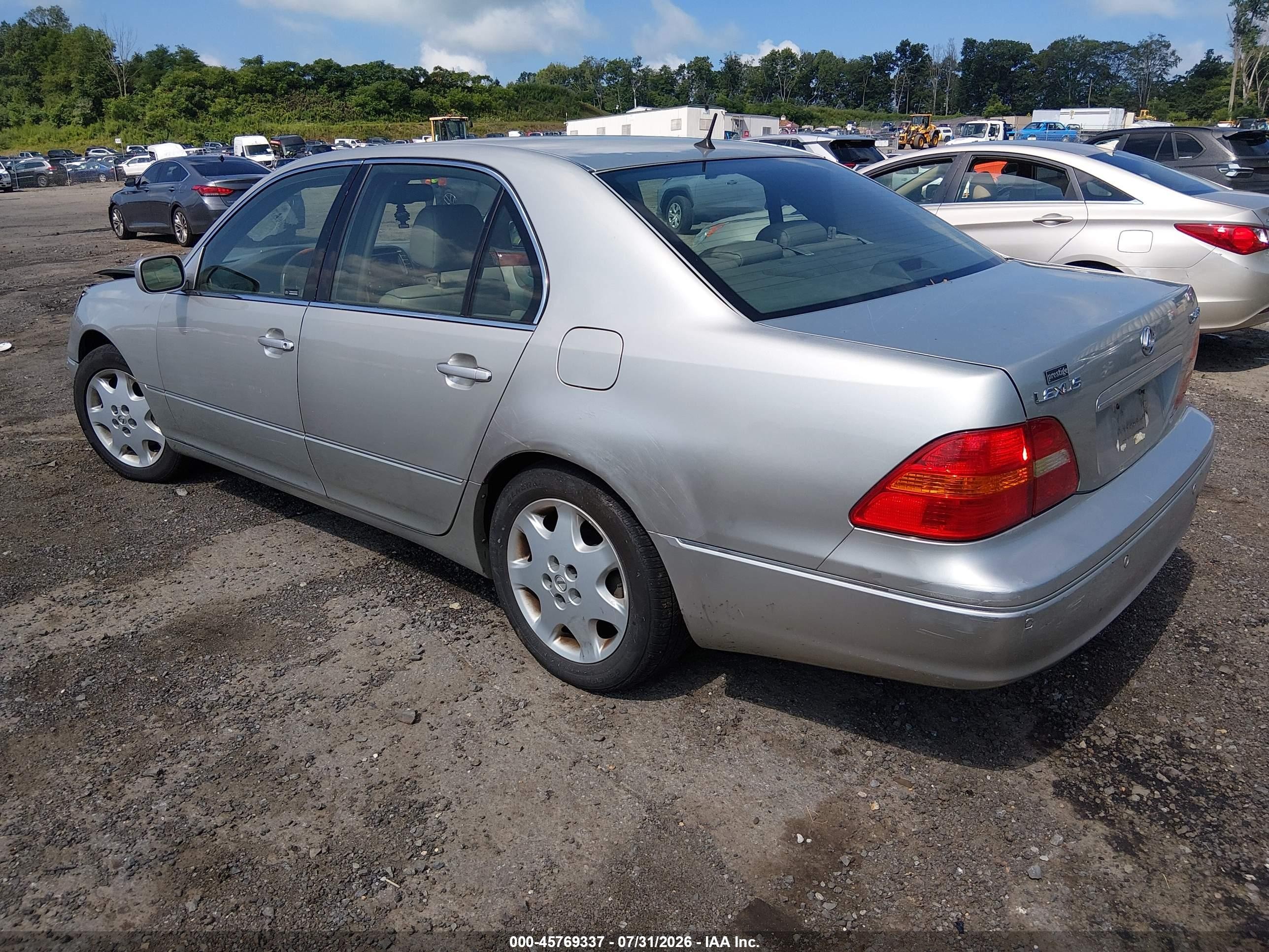2003 Lexus Ls 430   Beige vin: JTHBN30F030098515