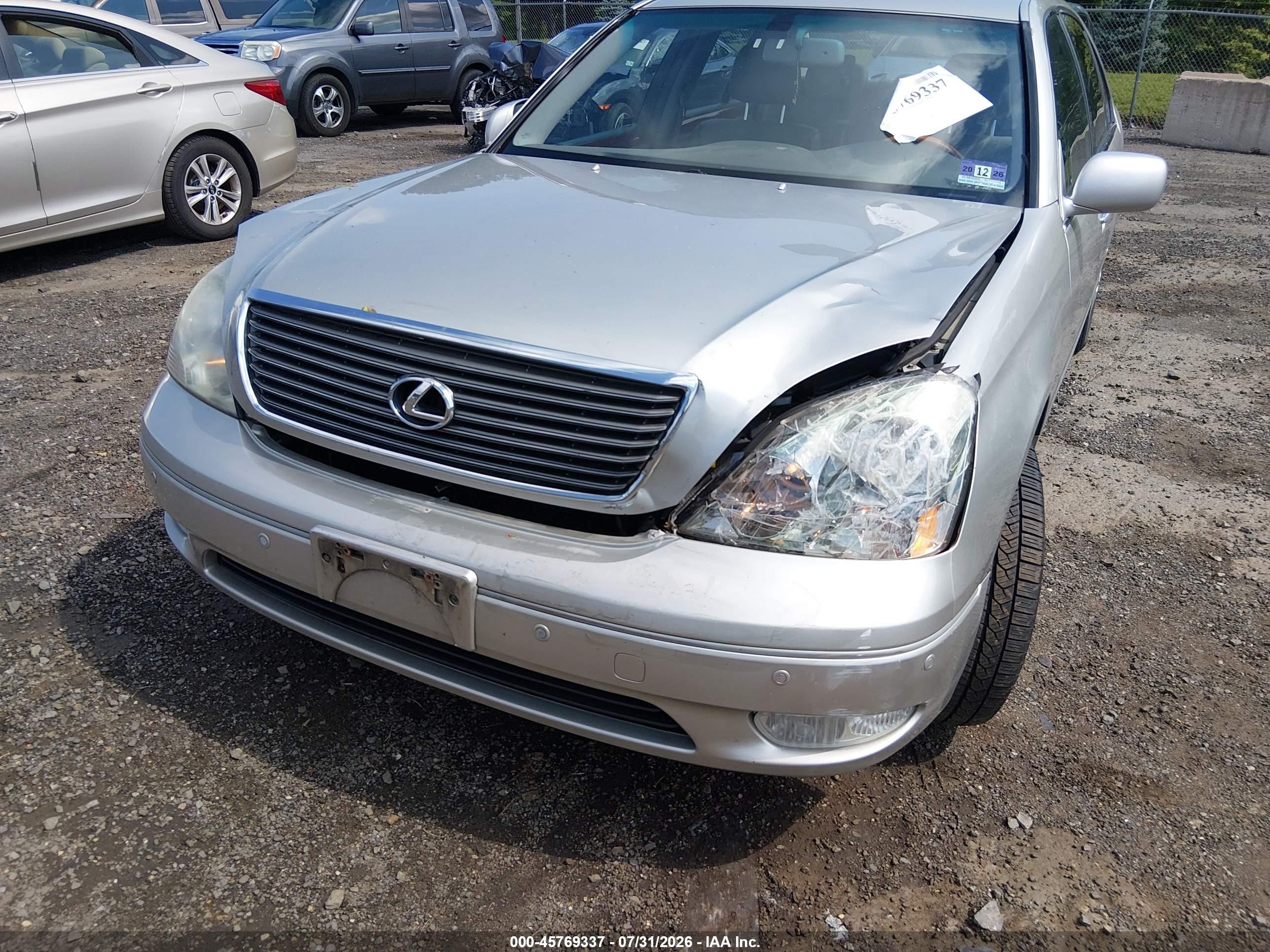 2003 Lexus Ls 430   Beige vin: JTHBN30F030098515