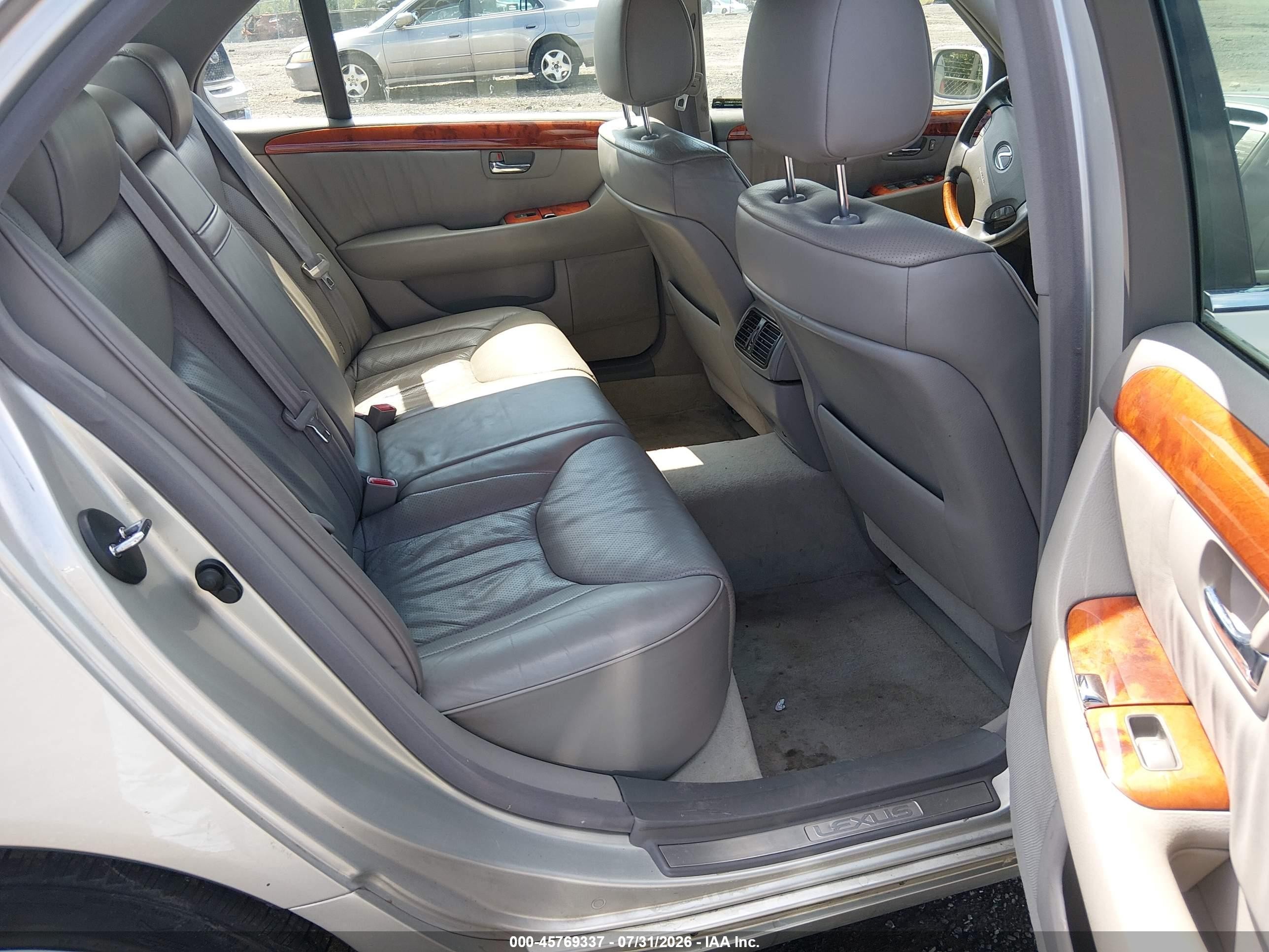 2003 Lexus Ls 430   Beige vin: JTHBN30F030098515