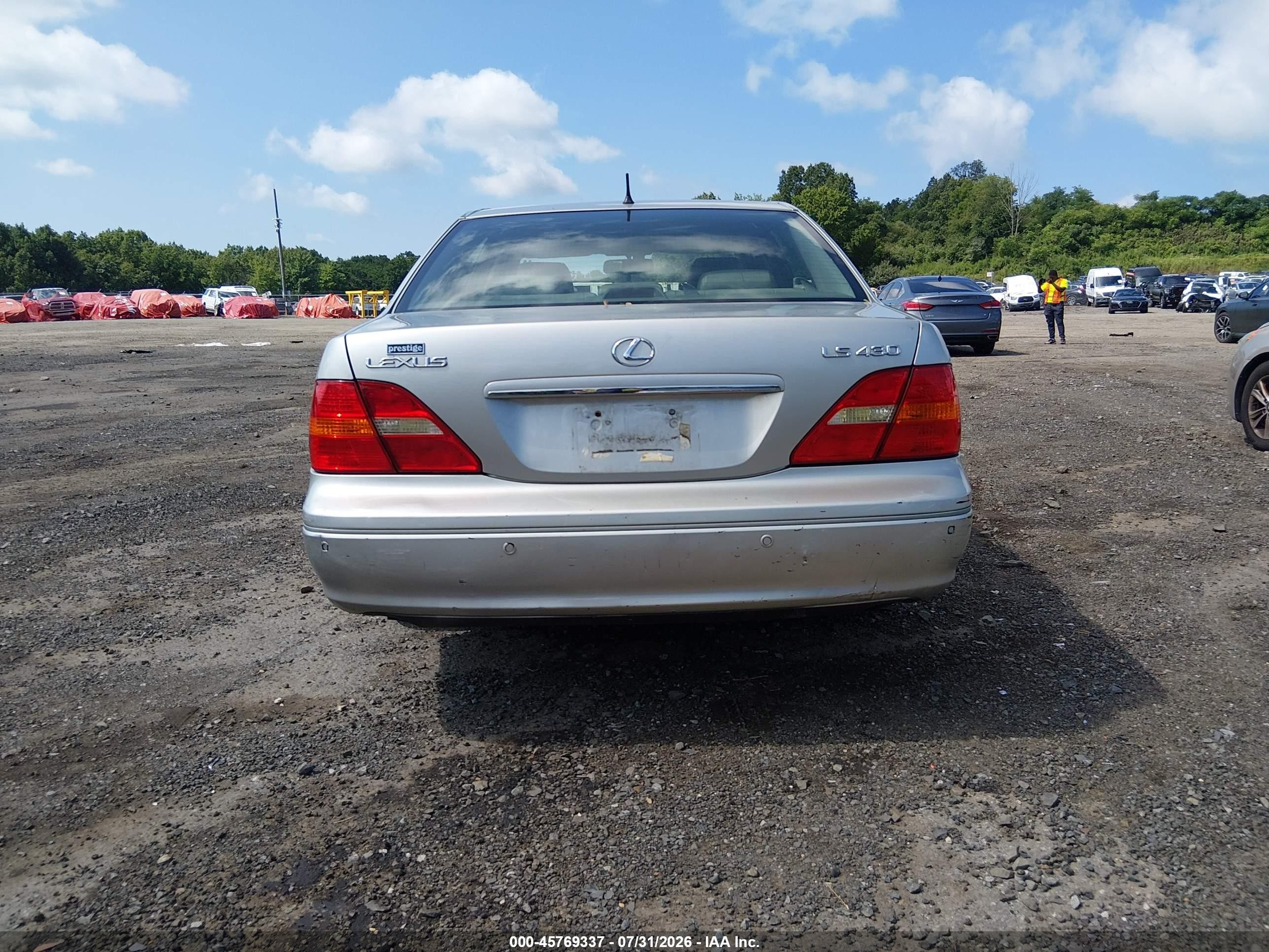 2003 Lexus Ls 430   Beige vin: JTHBN30F030098515