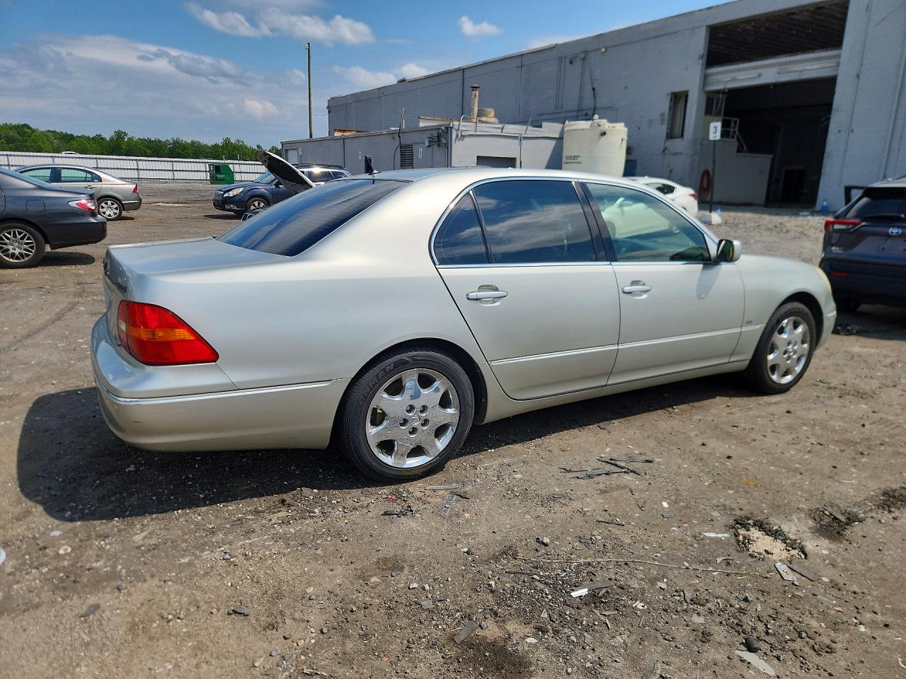 2003 Lexus Ls 430 Silver vin: JTHBN30F030100988