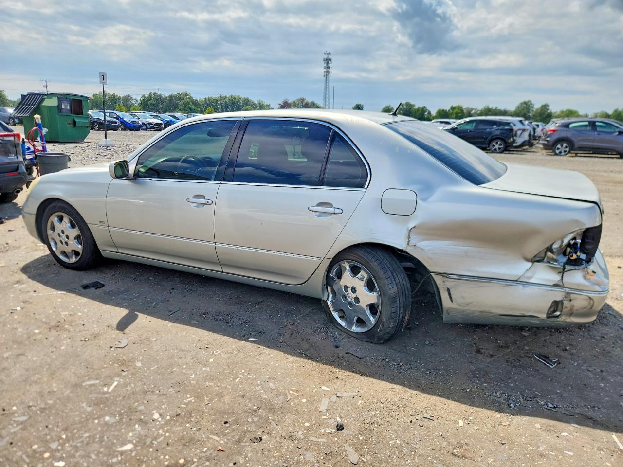 2003 Lexus Ls 430 Silver vin: JTHBN30F030100988