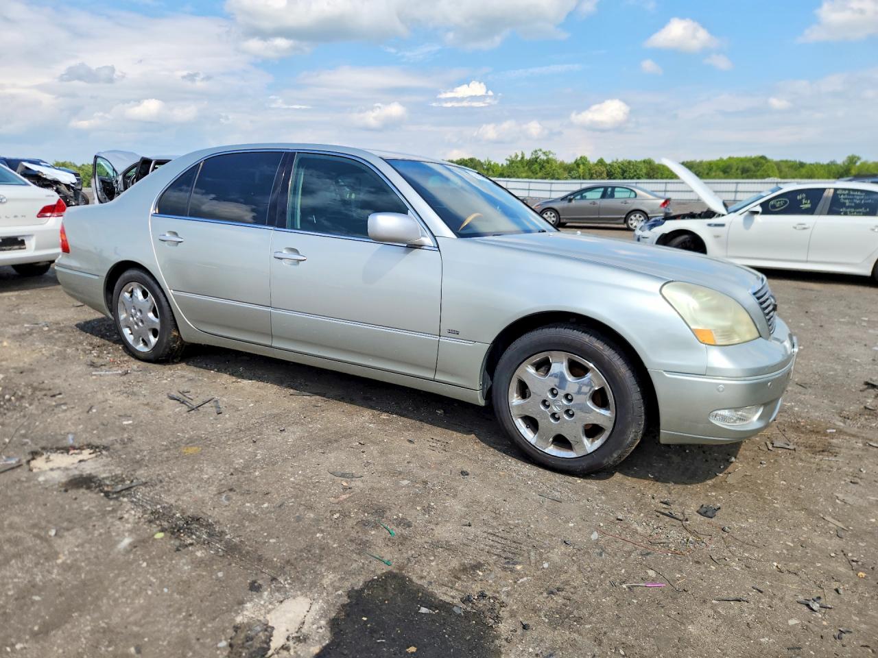 2003 Lexus Ls 430 Silver vin: JTHBN30F030100988