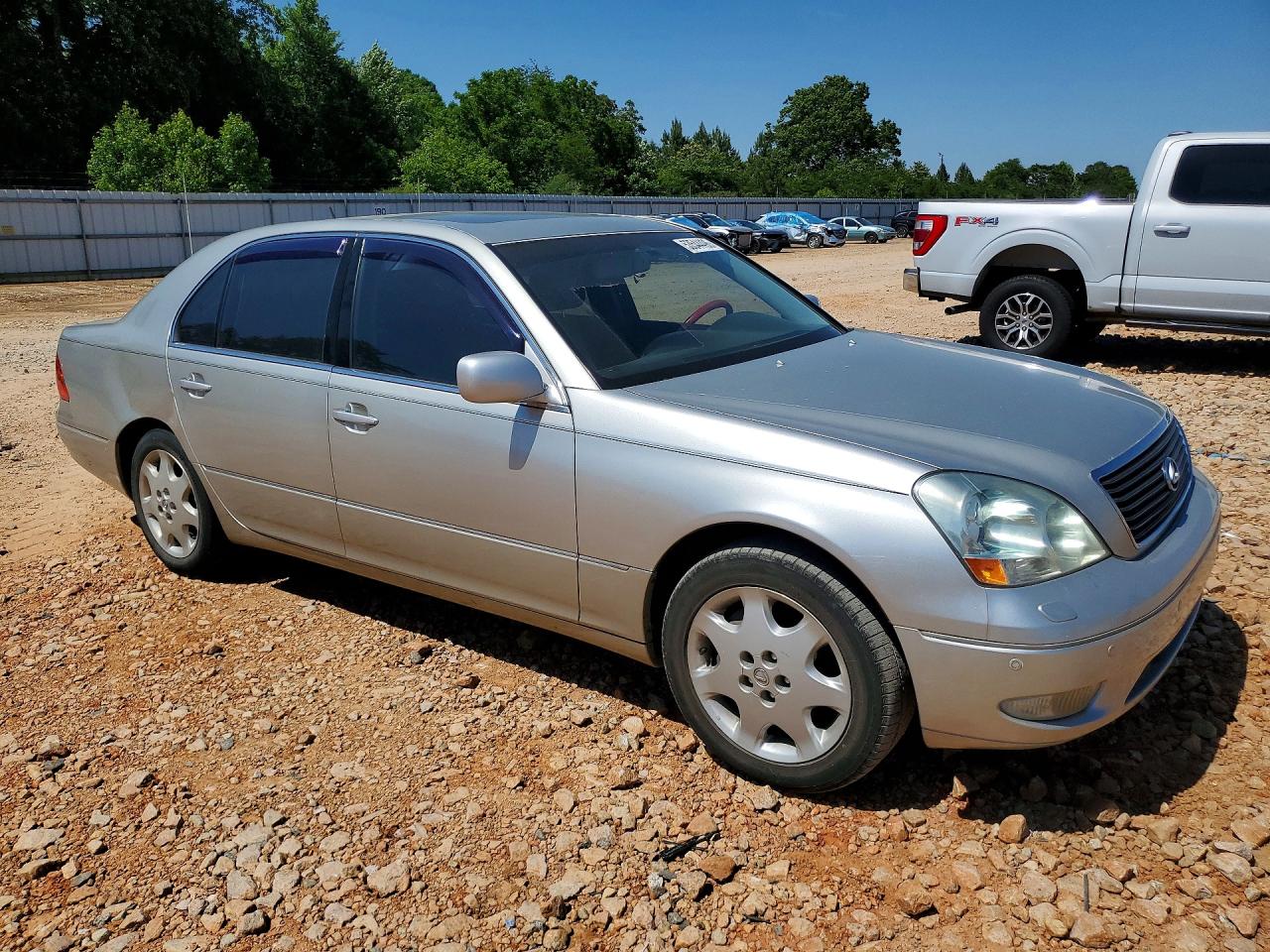 2003 Lexus Ls 430 Silver vin: JTHBN30F030107309