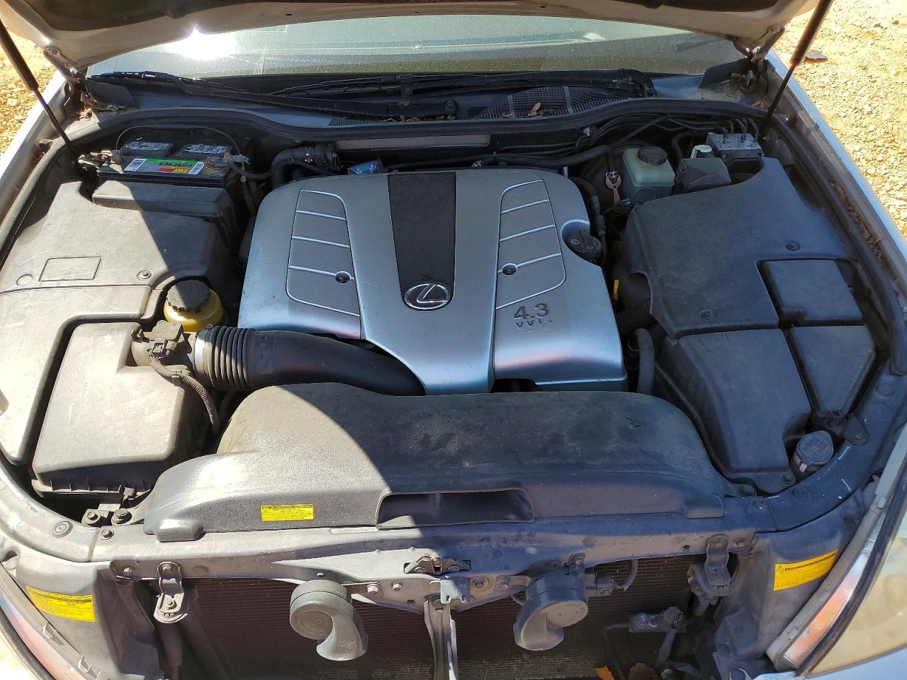 2003 Lexus Ls 430 Silver vin: JTHBN30F030107309