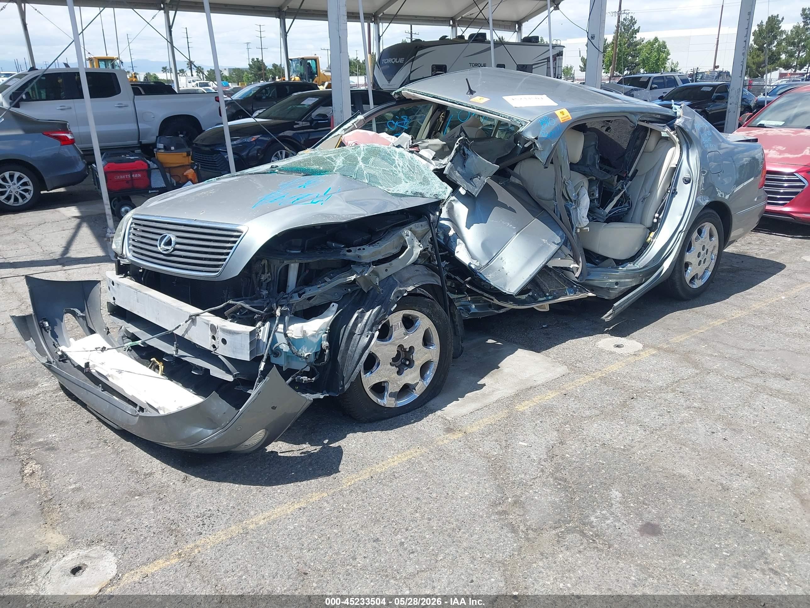 2003 Lexus Ls 430 Green vin: JTHBN30F030108220