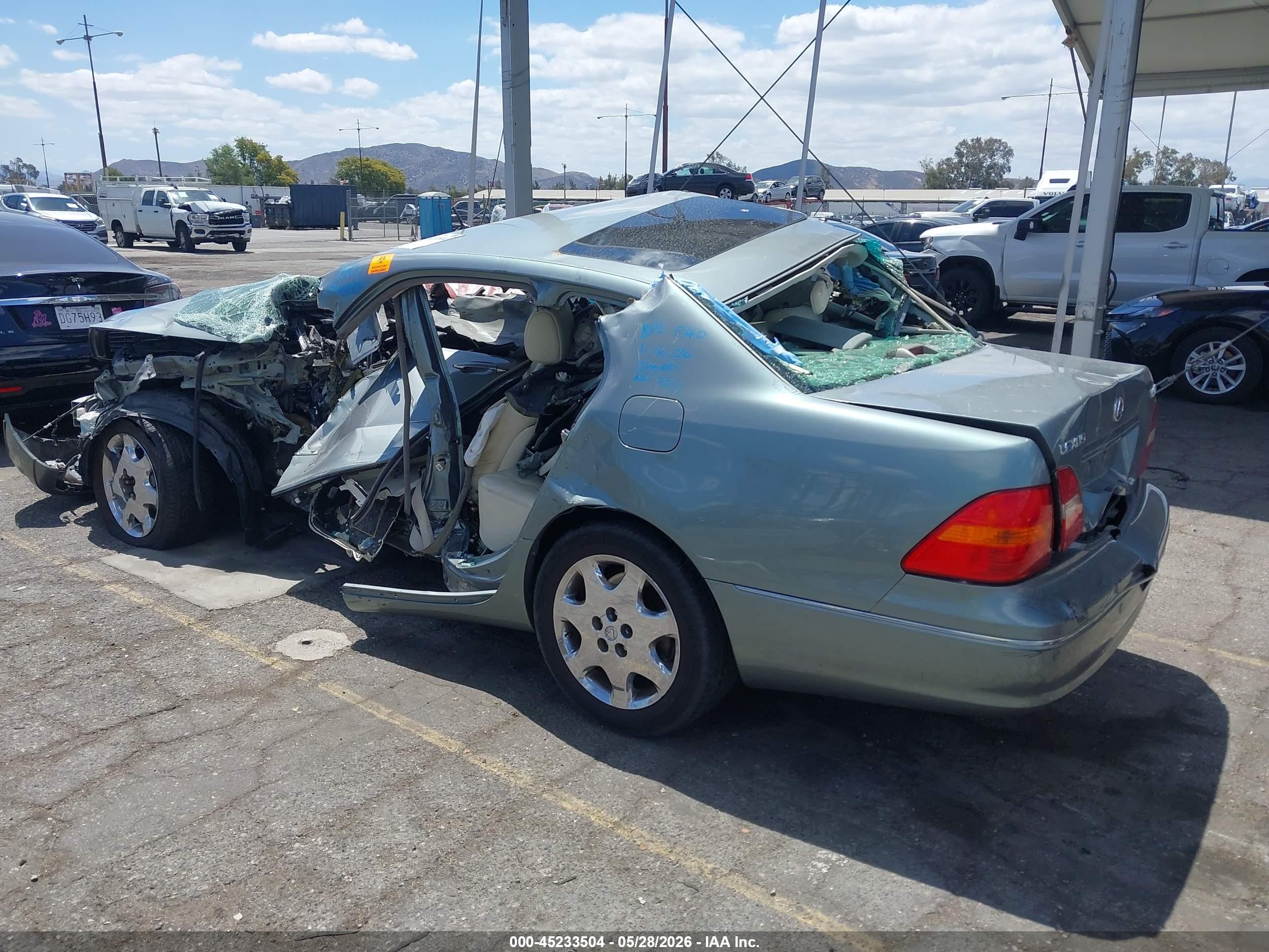 2003 Lexus Ls 430 Green vin: JTHBN30F030108220
