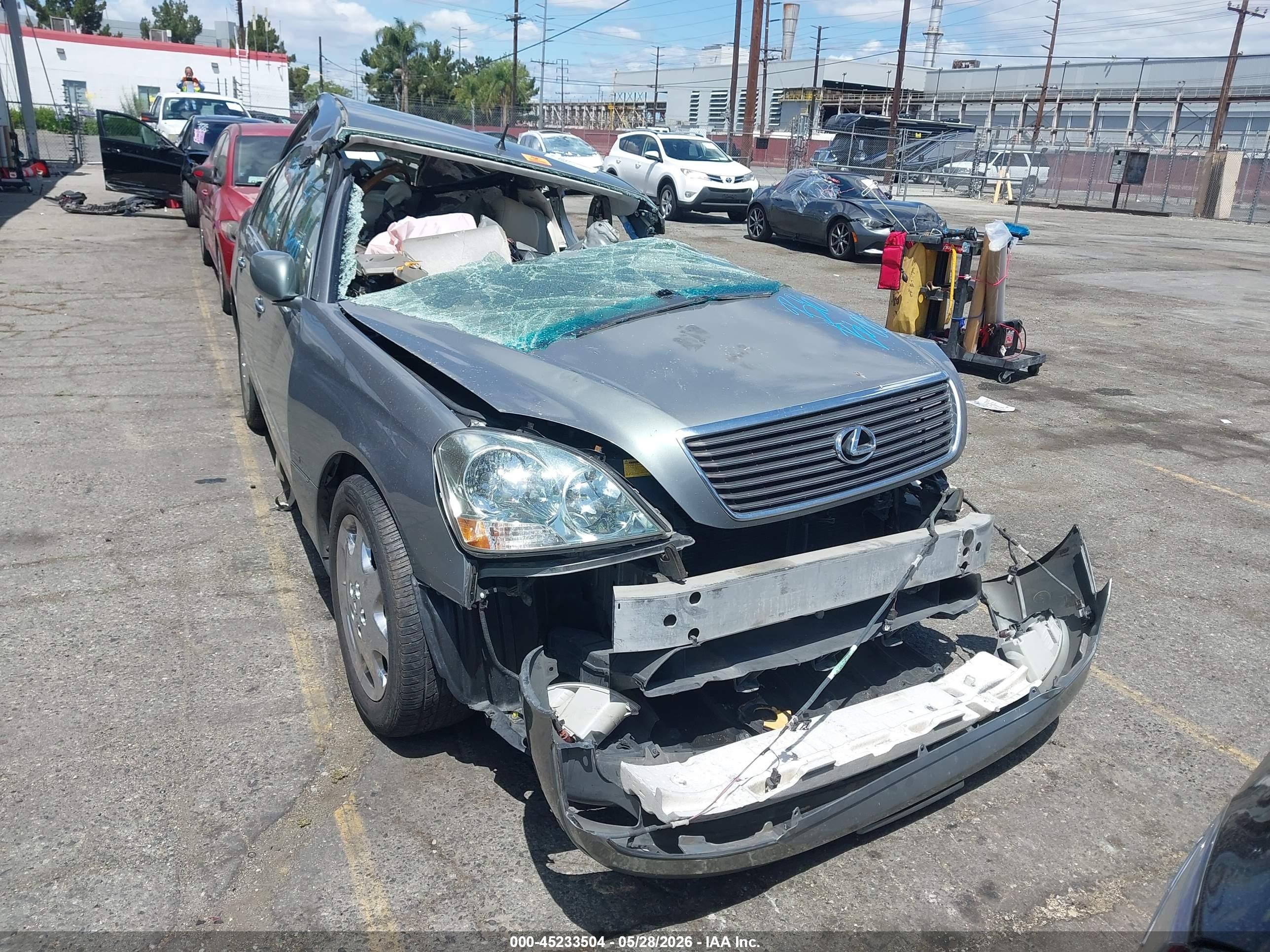 2003 Lexus Ls 430 Green vin: JTHBN30F030108220