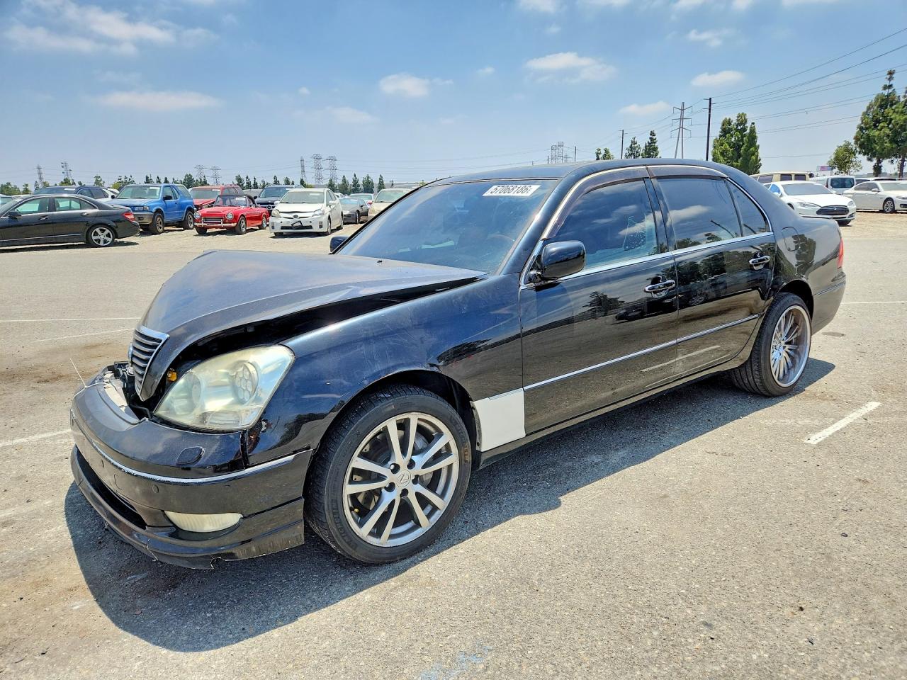 2003 Lexus Ls 430 Black vin: JTHBN30F030112364