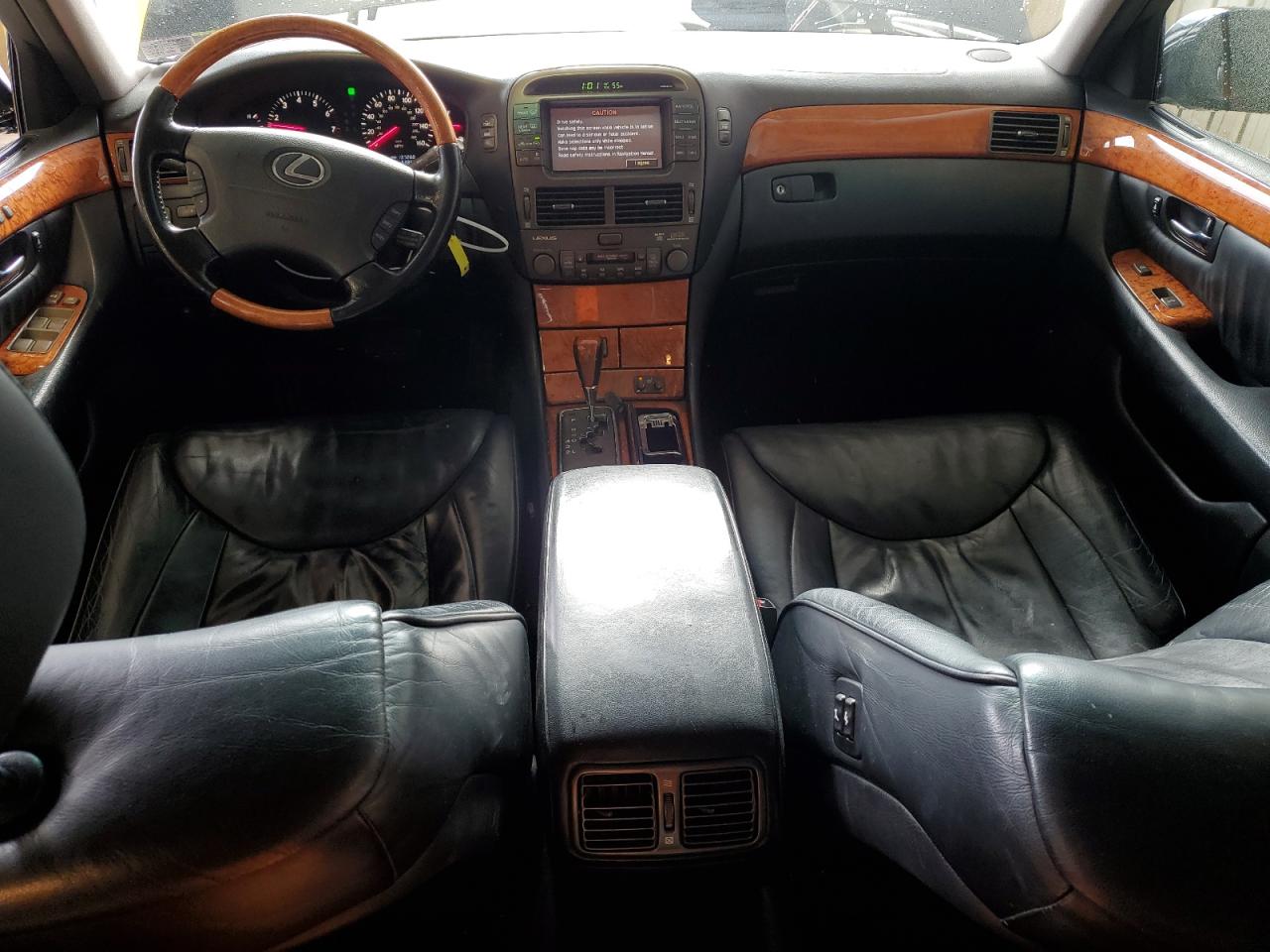 2001 Lexus Ls 430 Base Black vin: JTHBN30F110008897