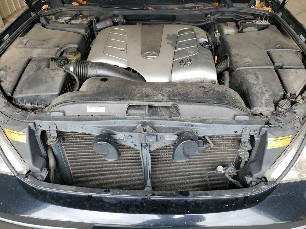 2001 Lexus Ls 430 Base Black vin: JTHBN30F110008897