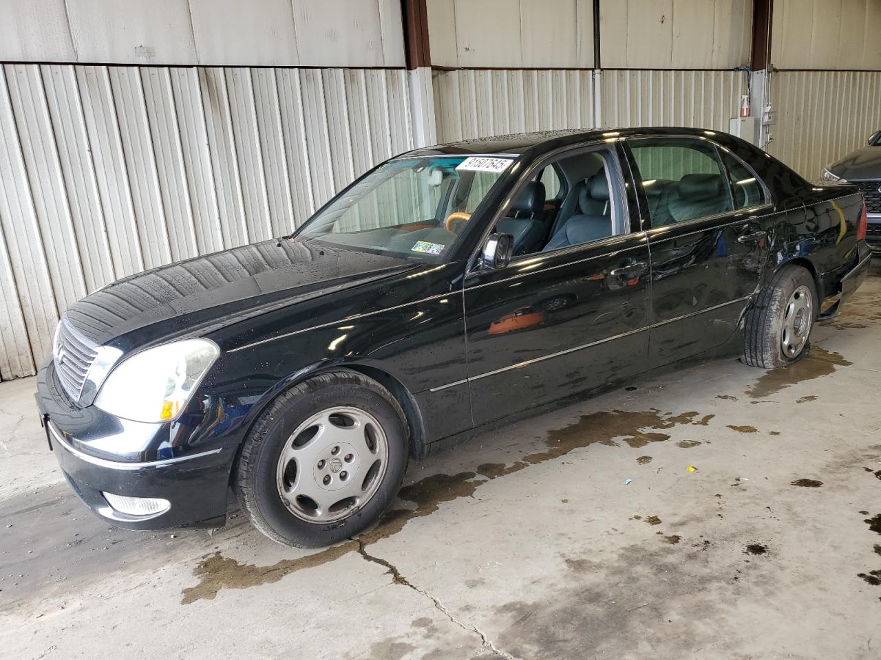 2001 Lexus Ls 430 Base Black vin: JTHBN30F110008897