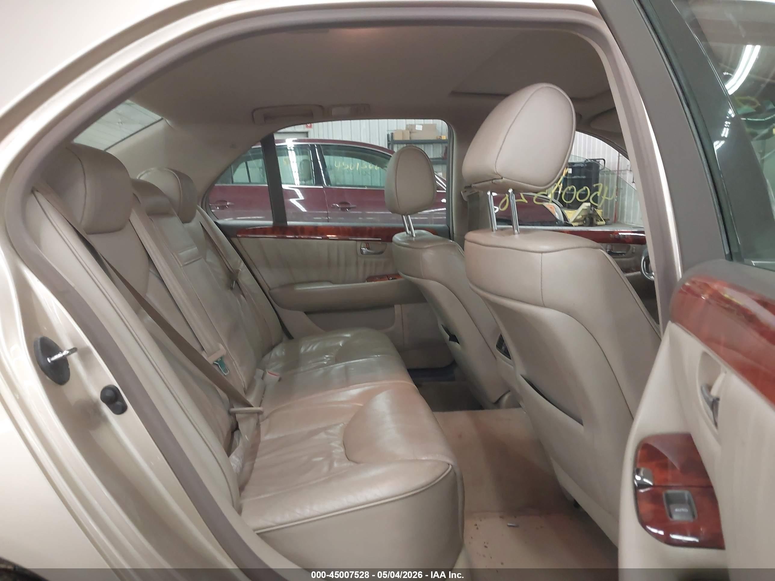 2001 Lexus Ls 430   Tan vin: JTHBN30F110024002