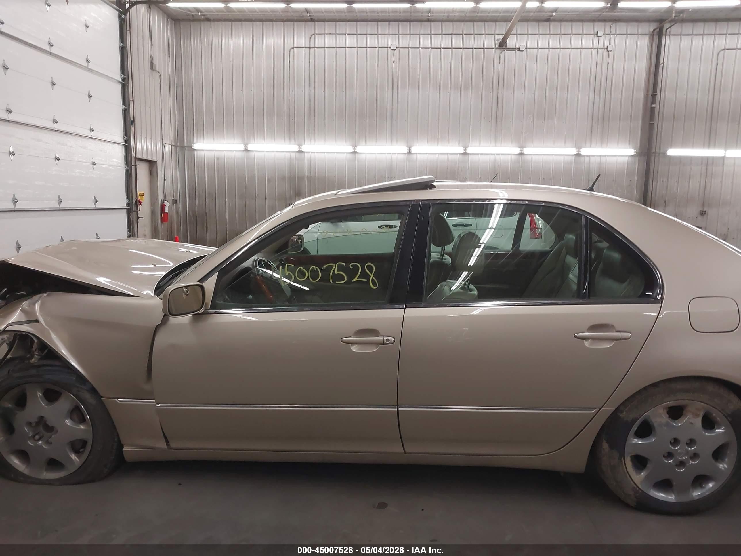 2001 Lexus Ls 430   Tan vin: JTHBN30F110024002