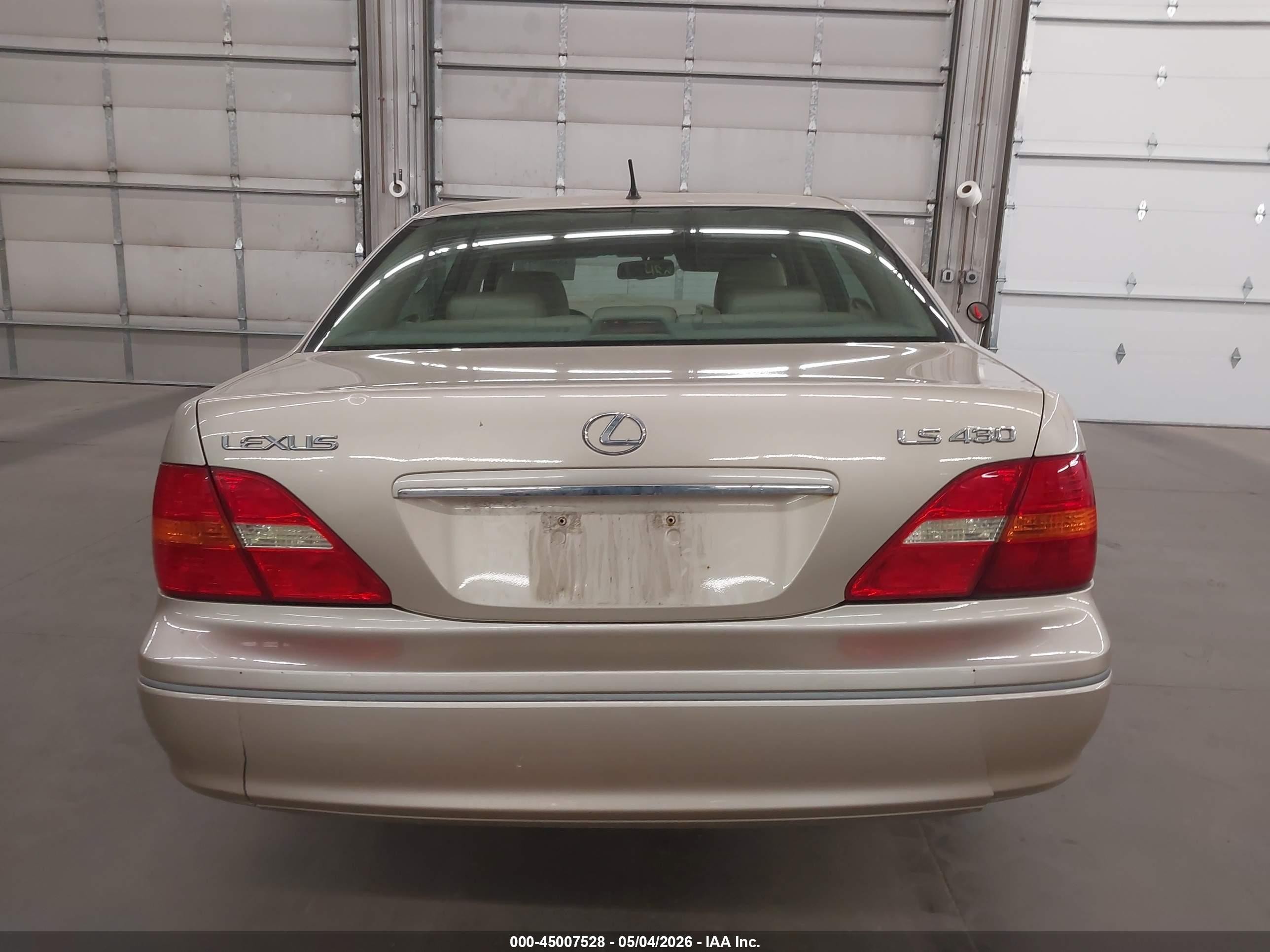 2001 Lexus Ls 430   Tan vin: JTHBN30F110024002