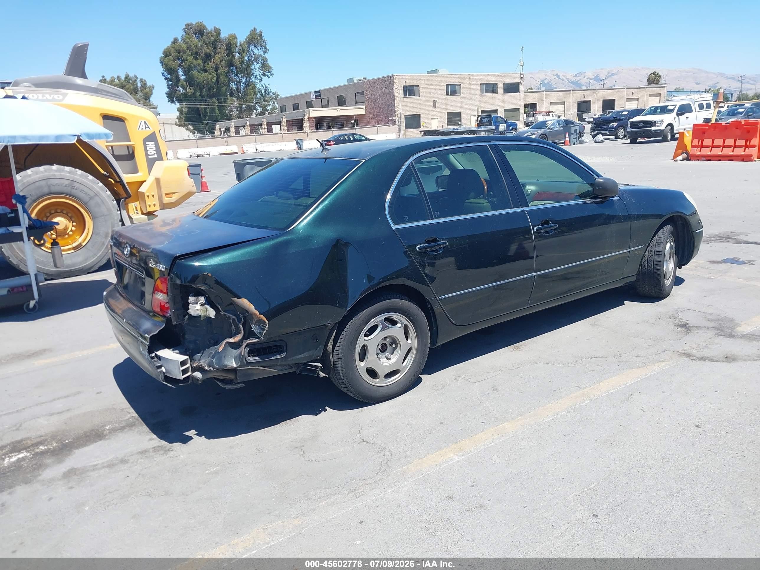 2001 Lexus Ls 430   Green vin: JTHBN30F110049692