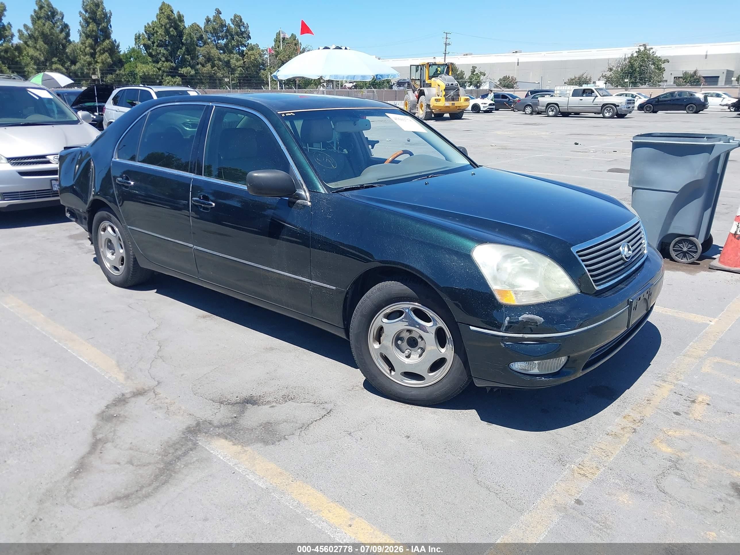 2001 Lexus Ls 430   Green vin: JTHBN30F110049692