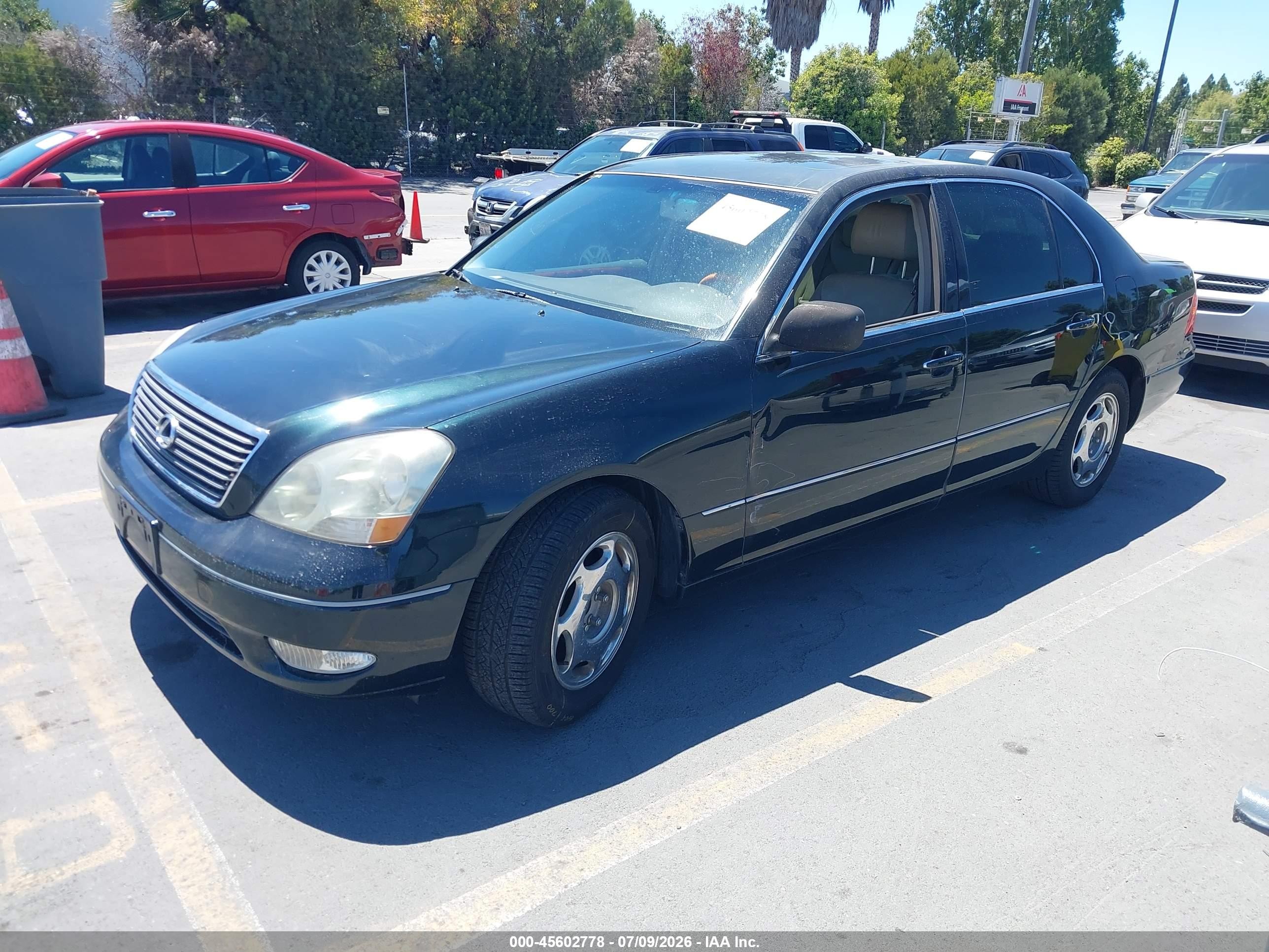 2001 Lexus Ls 430   Green vin: JTHBN30F110049692