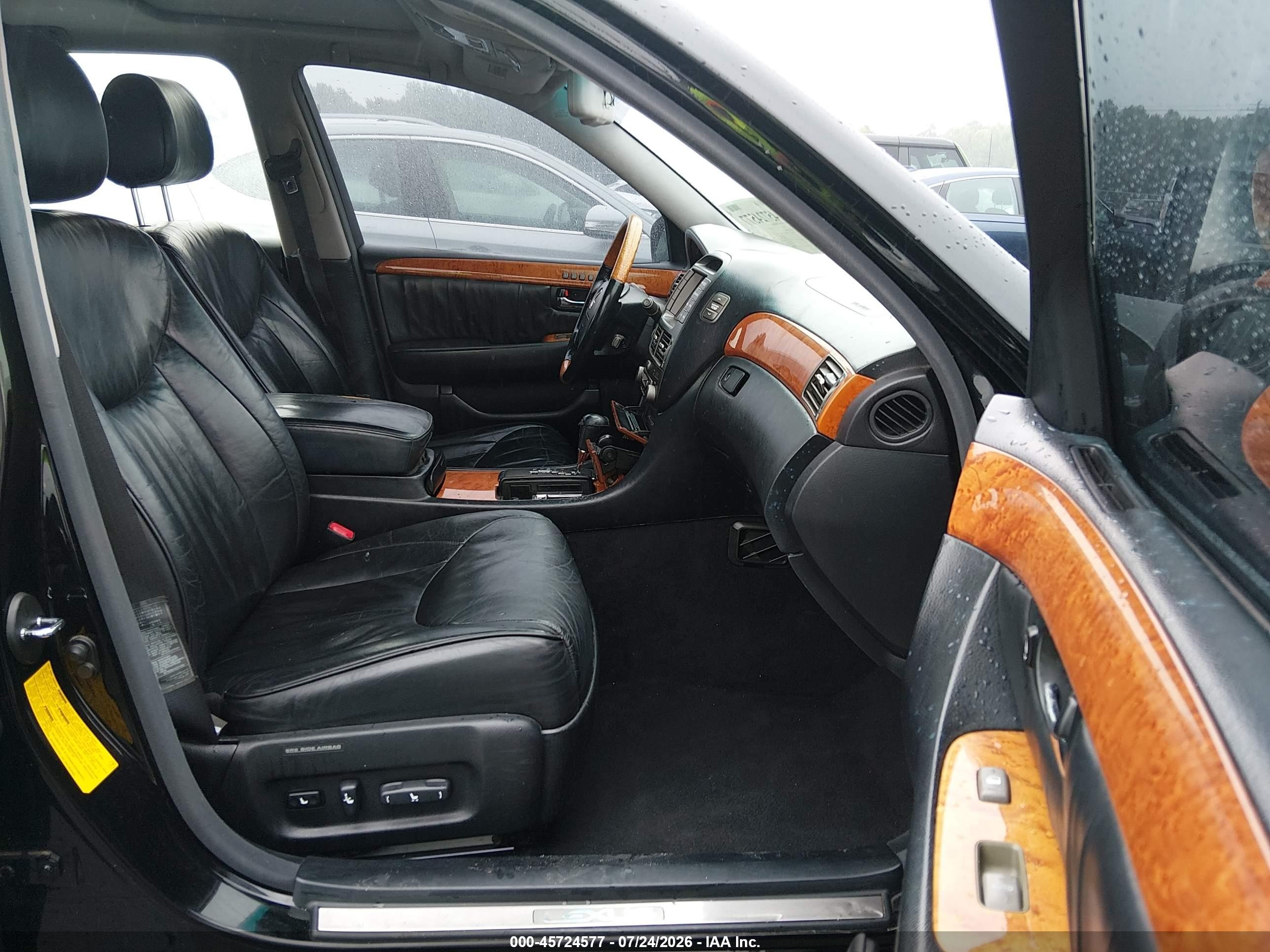 2002 Lexus Ls 430   Black vin: JTHBN30F120068888