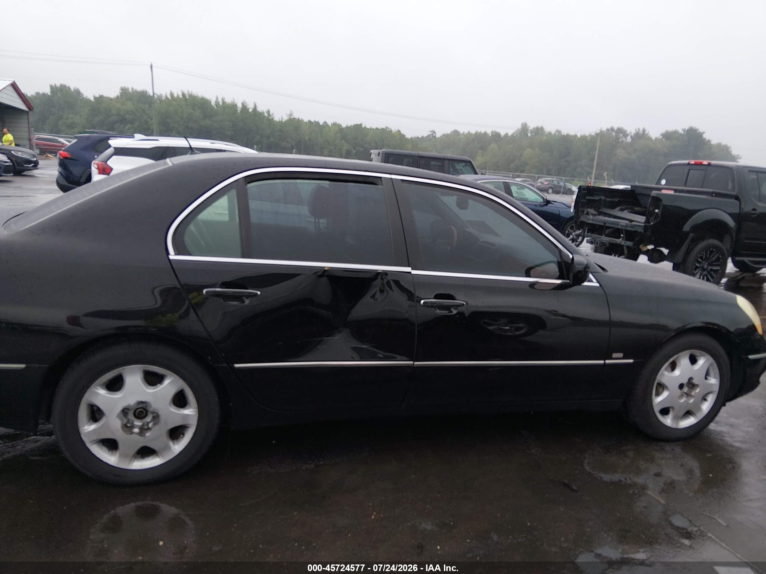 2002 Lexus Ls 430   Black vin: JTHBN30F120068888